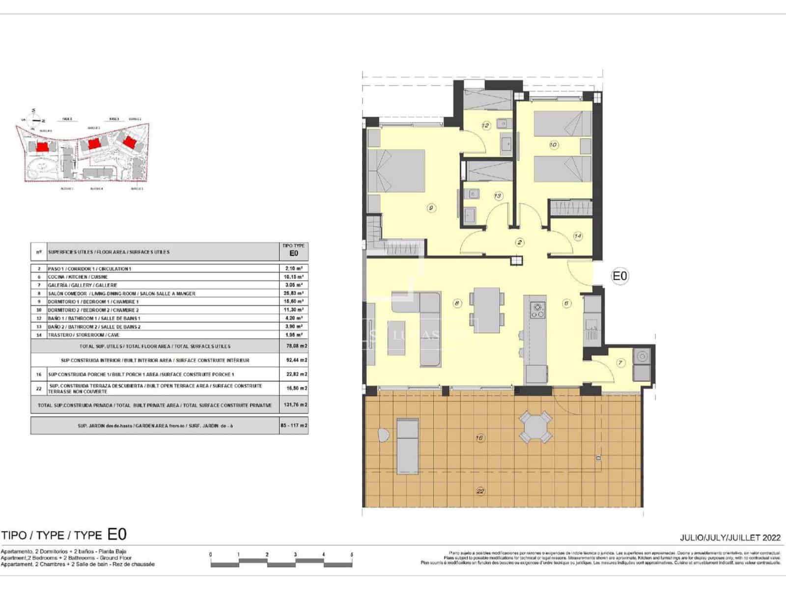 2 bedroom Apartment for sale in Estepona with garage - € 720,000 (Ref: 6794049)