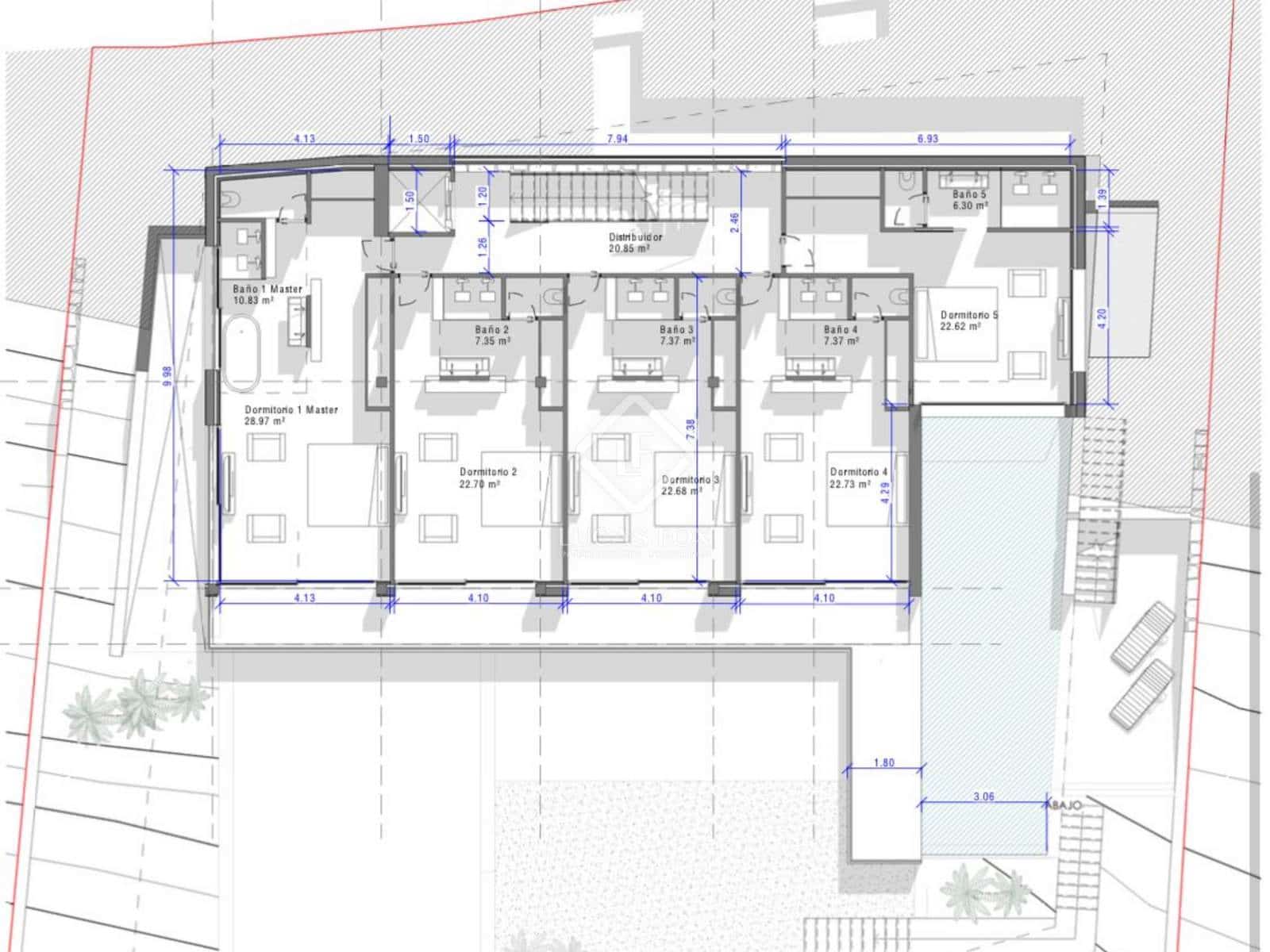 5 sypialnia Willa na sprzedaż w Cala Salada z basenem garażem - 4 700 000 € (Ref: 6865630)
