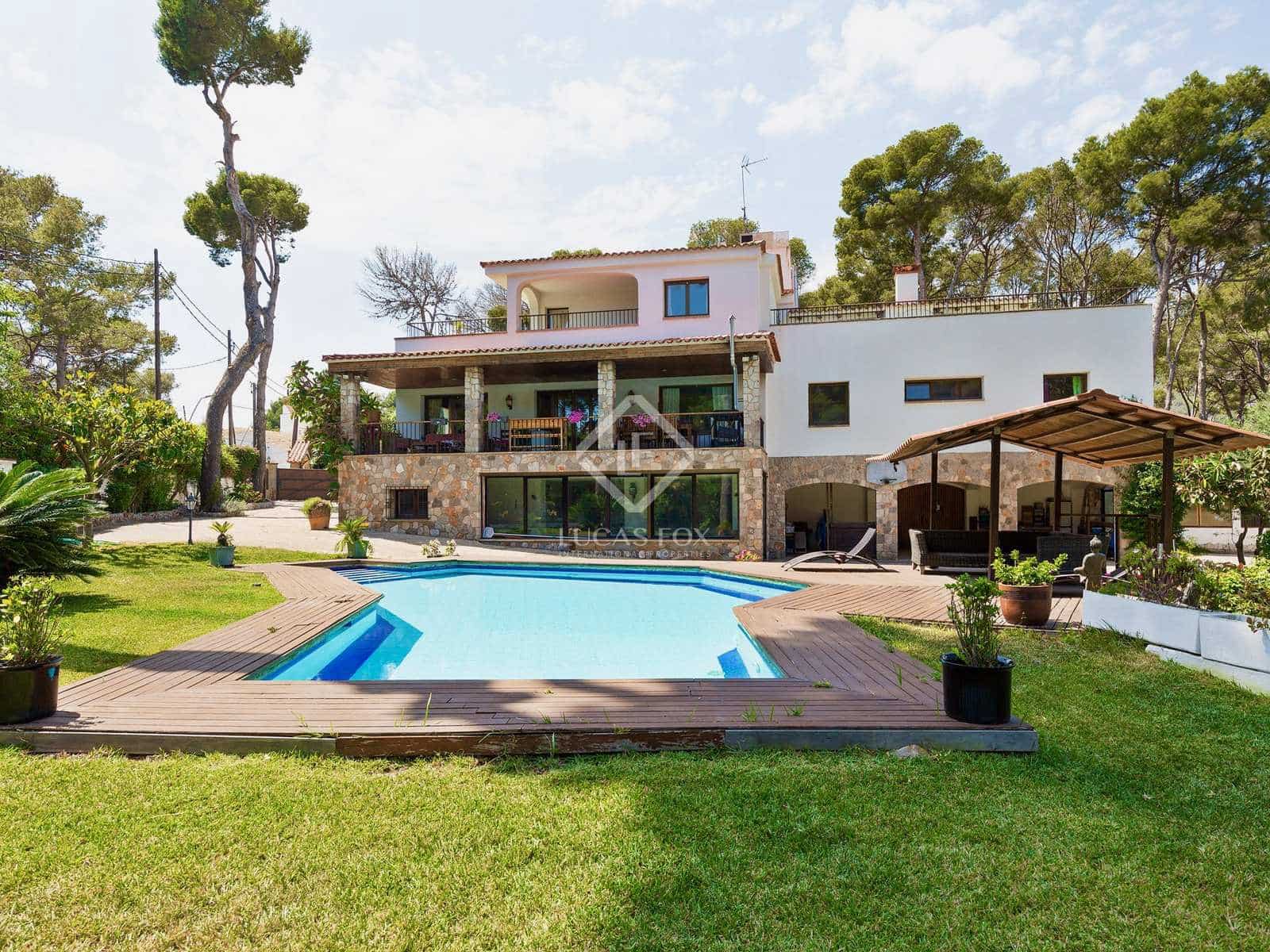 6 slaapkamer Villa te koop in Castelldefels met zwembad garage - € 2.099.000 (Ref: 6874064)
