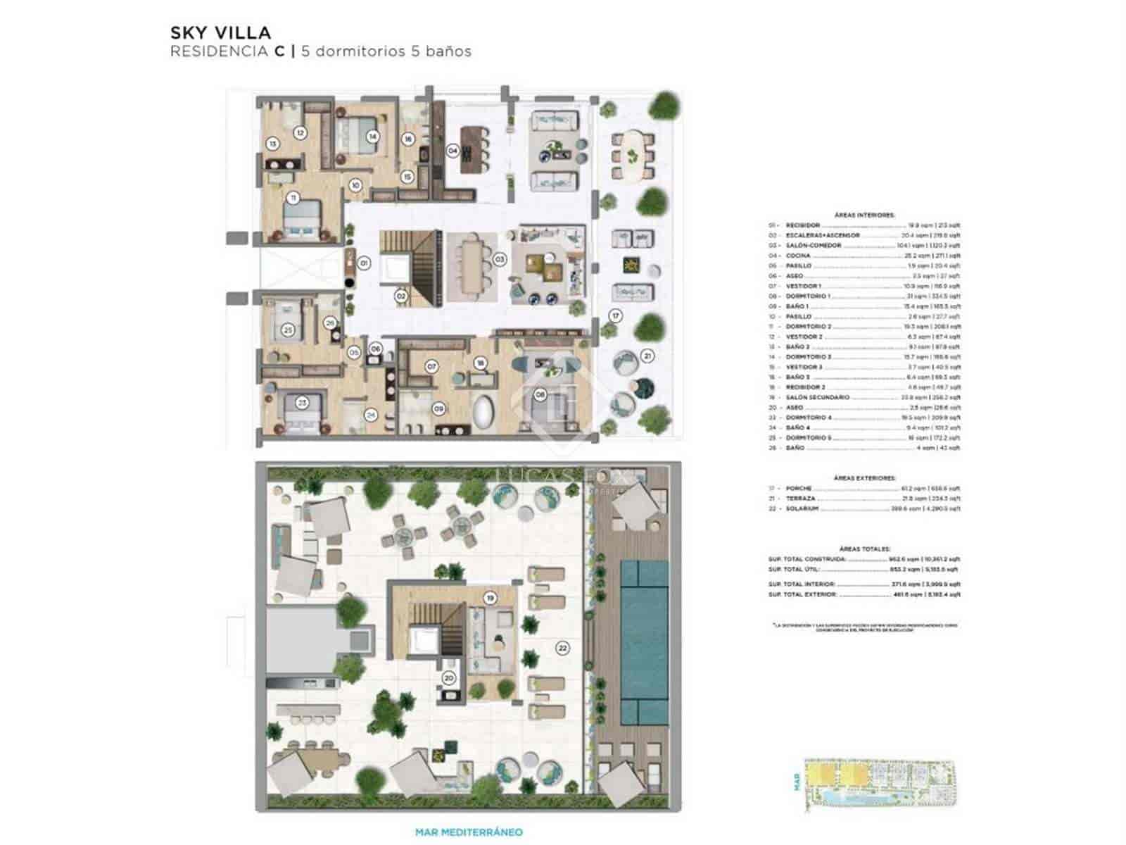 3 makuuhuone Huoneisto myytävänä paikassa Marbella mukana uima-altaan 
autotalli - 4 250 000 € (Ref: 7011837)