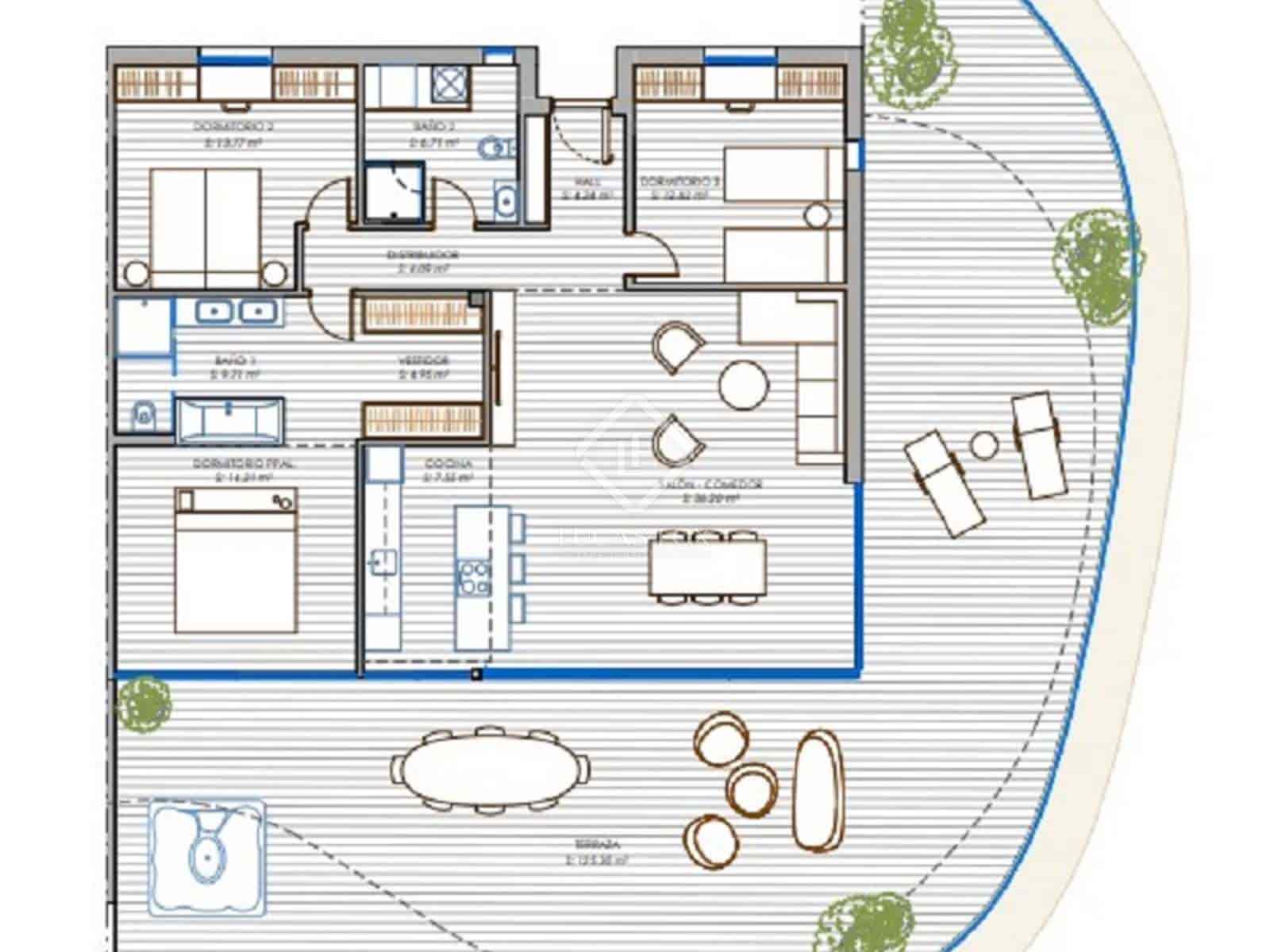 3 soverom Penthouse til salgs i Fuengirola med svømmebasseng garasje - € 1 450 000 (Ref: 7061241)