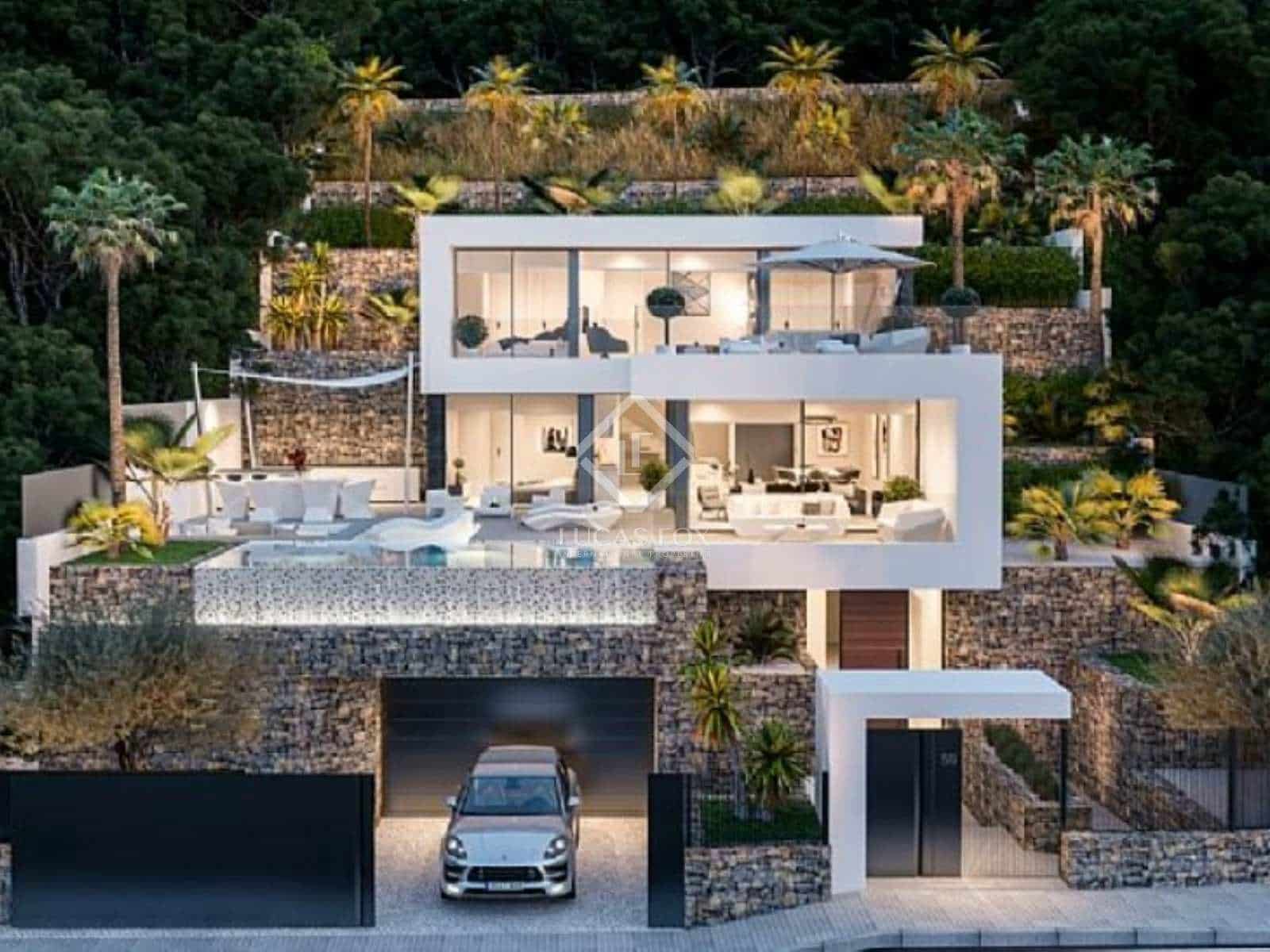 4 Zimmer Villa zu verkaufen in Calpe / Calp mit Pool Garage - 1.550.000 € (Ref: 7122099)