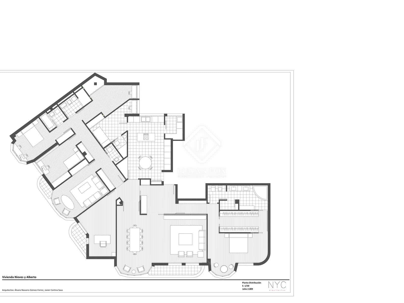 7 soveværelse Lejlighed til salg i Valencia by med garage - € 2.050.000 (Ref: 7277876)