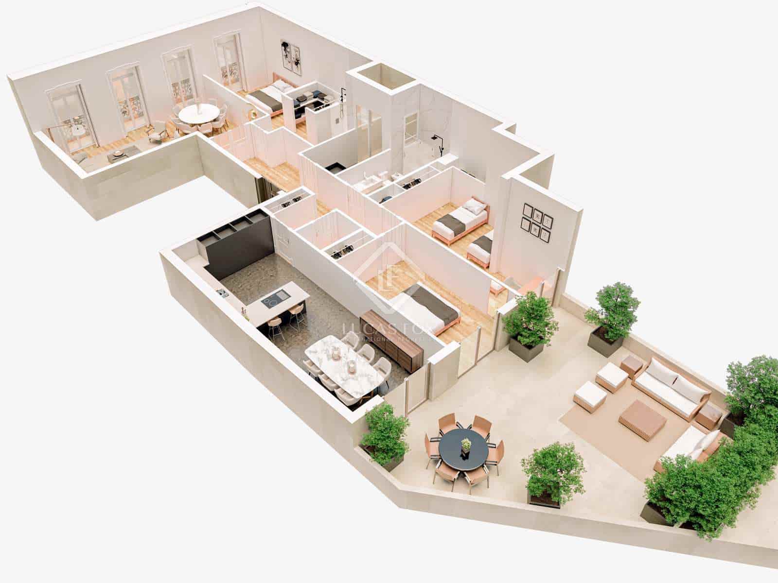 3 soveværelse Penthouse til salg i Vigo - € 880.000 (Ref: 7309615)