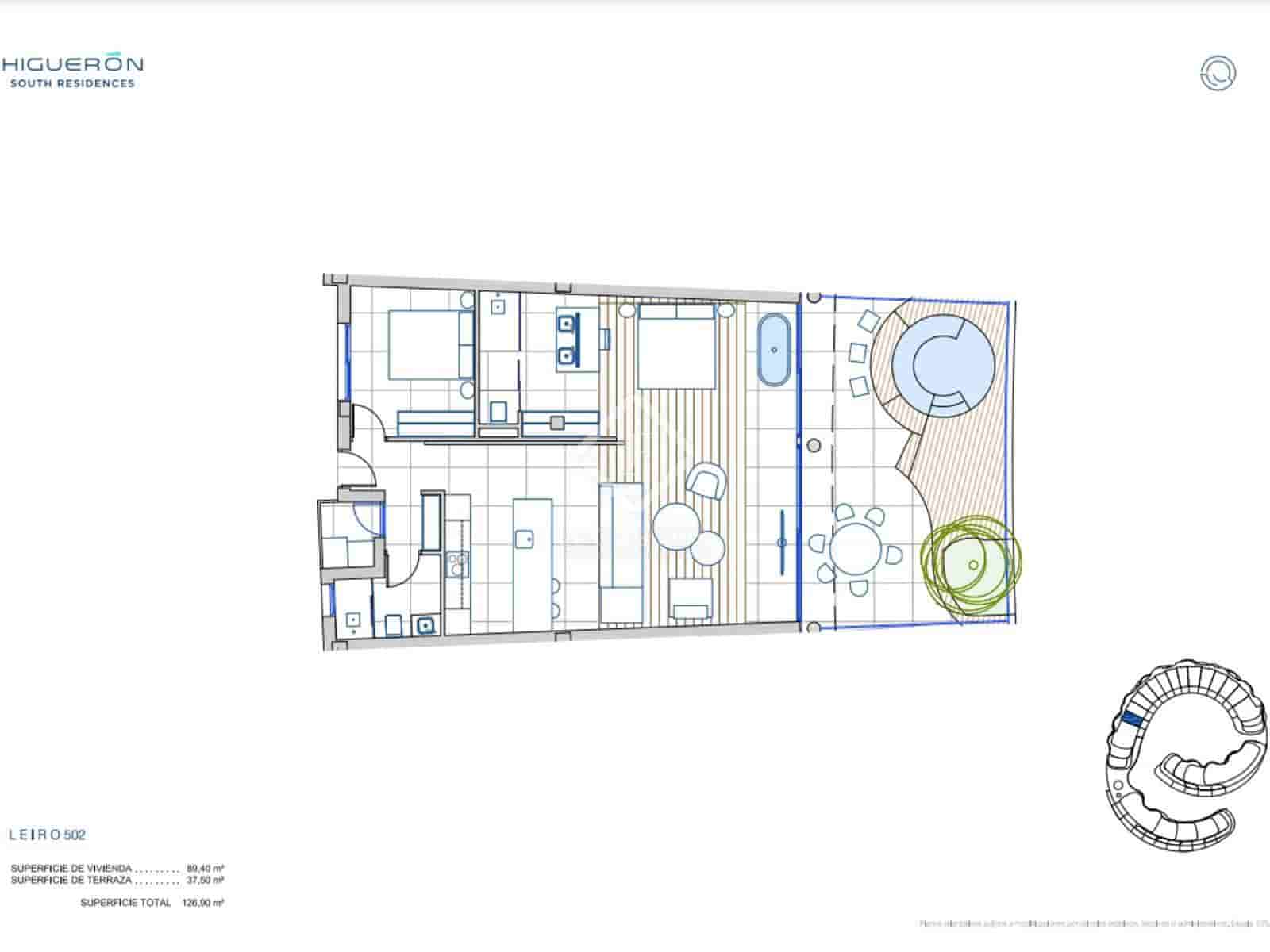 2 slaapkamer Penthouse te koop in Fuengirola met zwembad garage - € 1.190.000 (Ref: 7327139)
