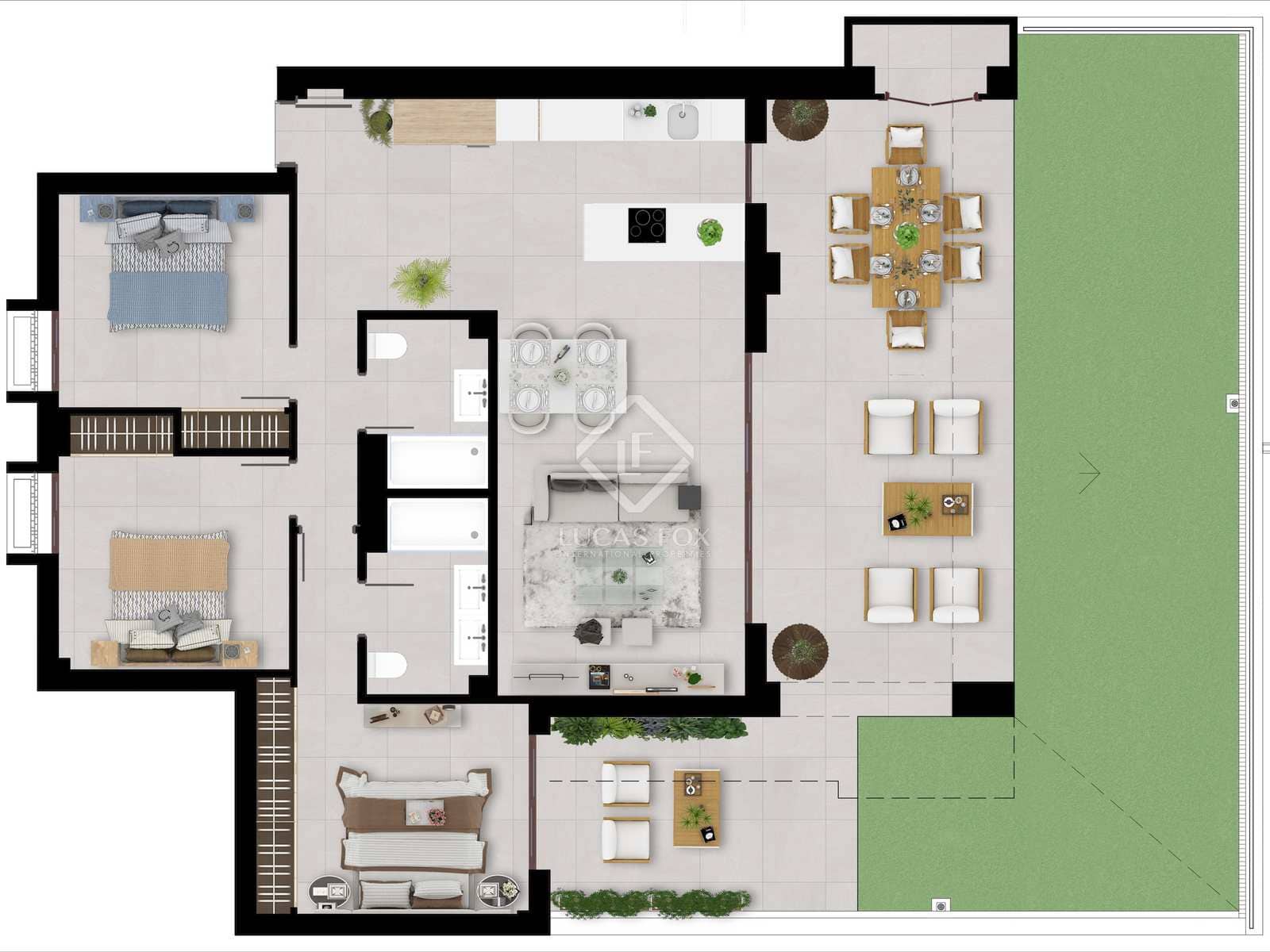 3 soverom Leilighet til salgs i Istan med svømmebasseng garasje - € 540 000 (Ref: 7358594)