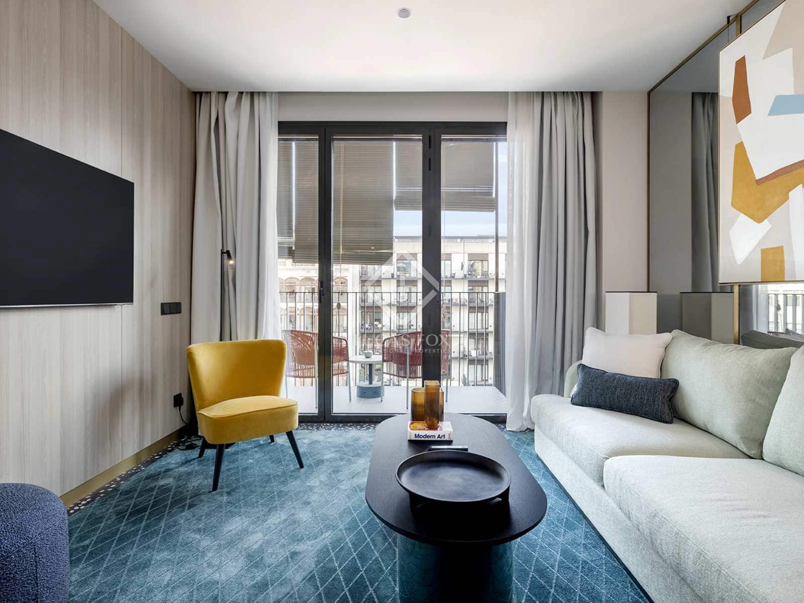 2 soveværelse Lejlighed til leje i Barcelona by med swimmingpool - € 4.550 (Ref: 7366894)