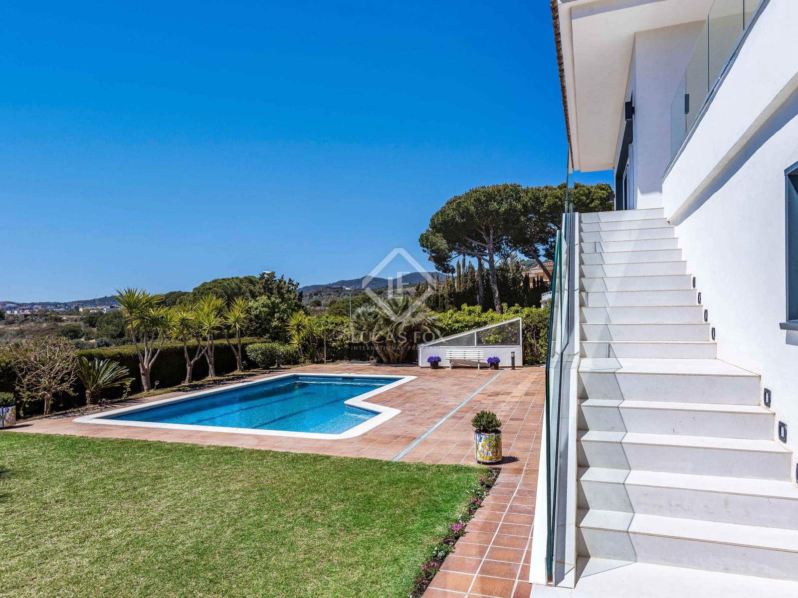6 slaapkamer Villa te huur in Alella met zwembad garage - € 13.000 (Ref: 7391709)