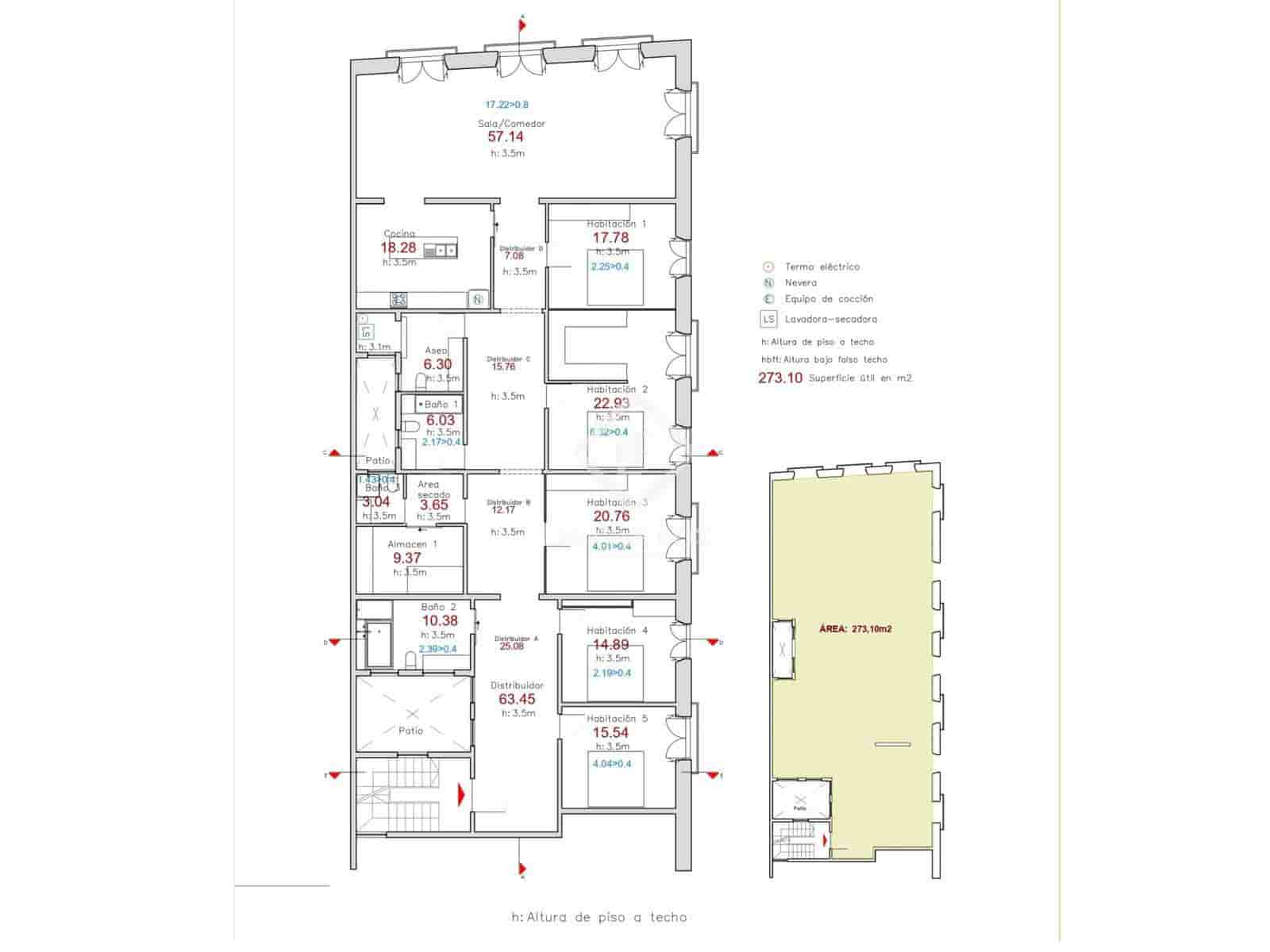 5 makuuhuone Huoneisto myytävänä paikassa Barcelona kaupunki - 1 850 000 € (Ref: 7466991)