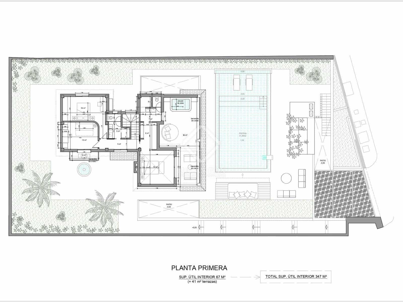 8 chambre Villa/Maison à vendre à Malaga ville avec piscine garage - 1 950 000 € (Ref: 7503983)