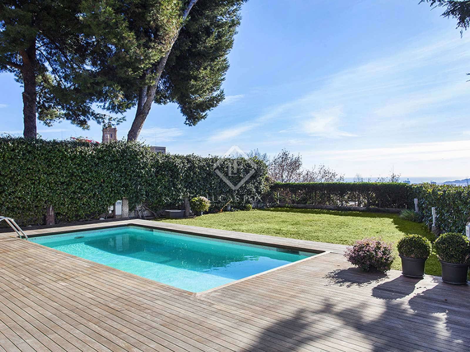 6 sypialnia Willa do wynajęcia w Miasto Barcelona z basenem garażem - 9 900 € (Ref: 7601033)