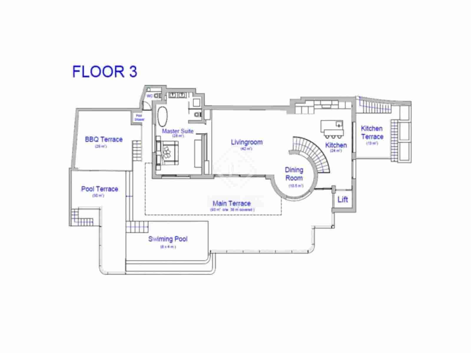 Chalet de 3 habitaciones en Altea en venta con piscina garaje - 1.750.000 € (Ref: 7615128)