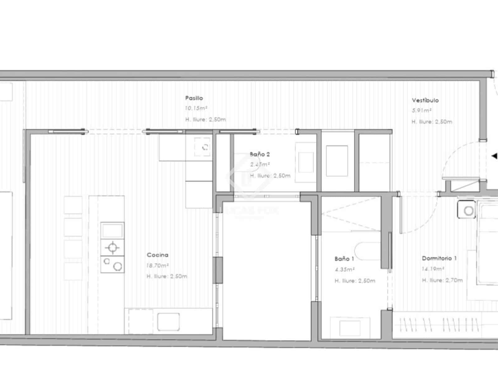 1 sovrum Lägenhet att hyra i Barcelona stad - 3 022 € (Ref: 7620896)