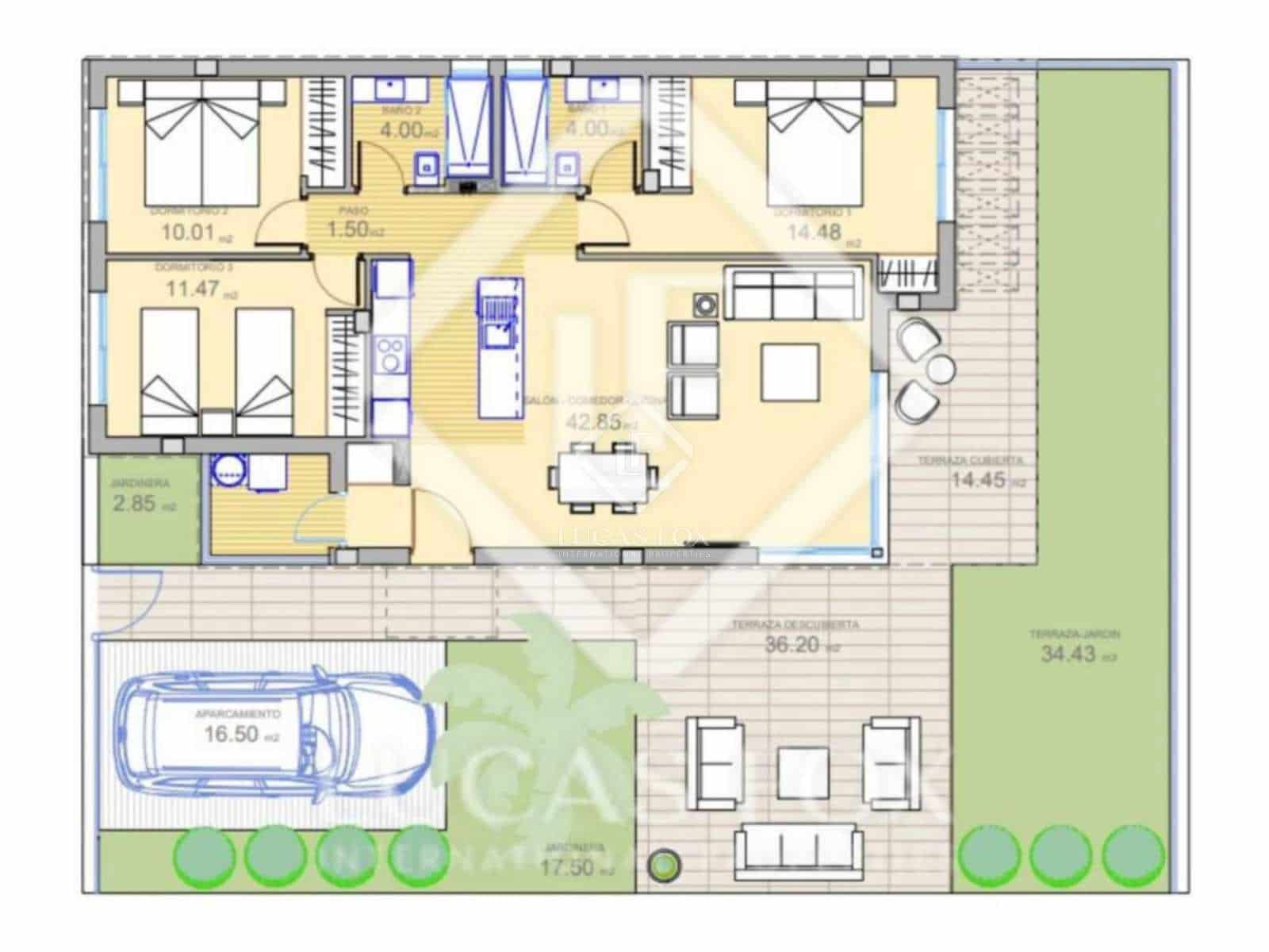 3 slaapkamer Villa te koop in Polop met zwembad garage - € 588.000 (Ref: 7626087)