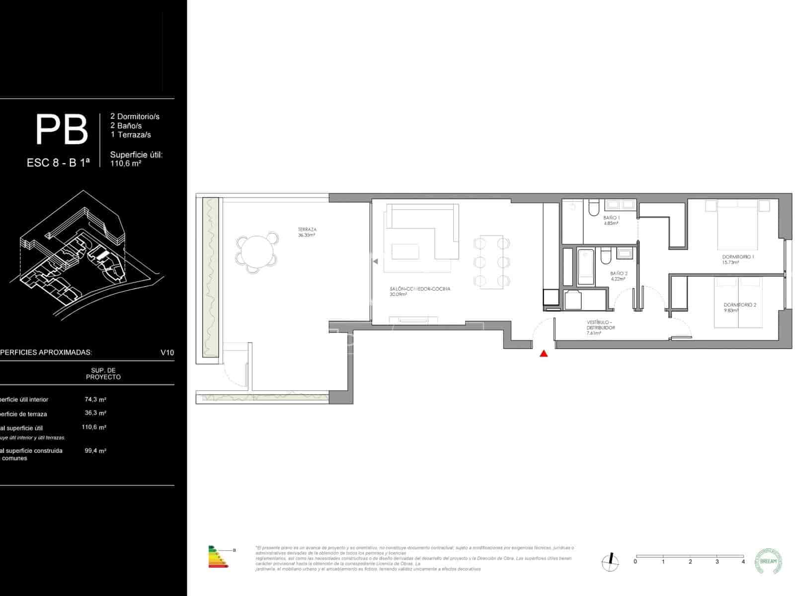 2 camera da letto Appartamento in vendita in Cubelles con piscina garage - 490.000 € (Rif: 7677094)