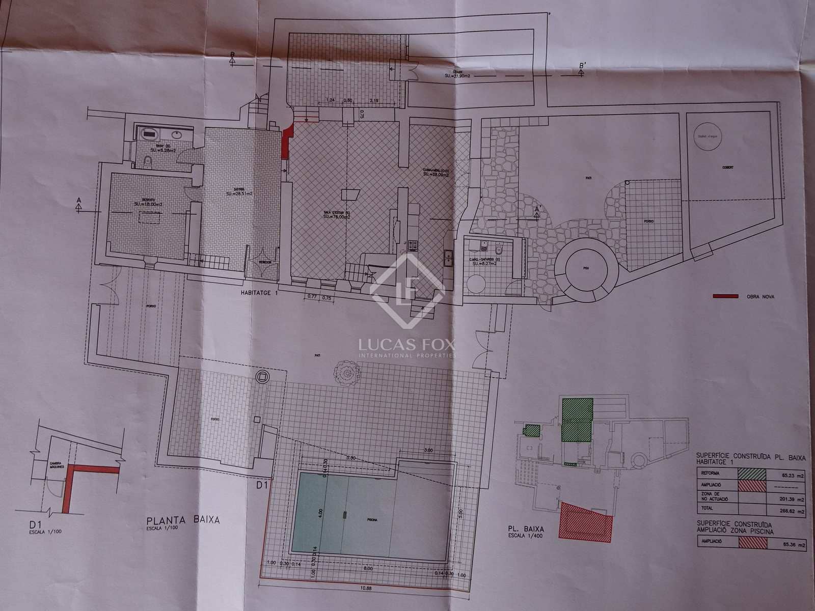 9 slaapkamer Finca/Landhuis te koop in Torrelles de Foix met zwembad garage - € 1.495.000 (Ref: 7683196)