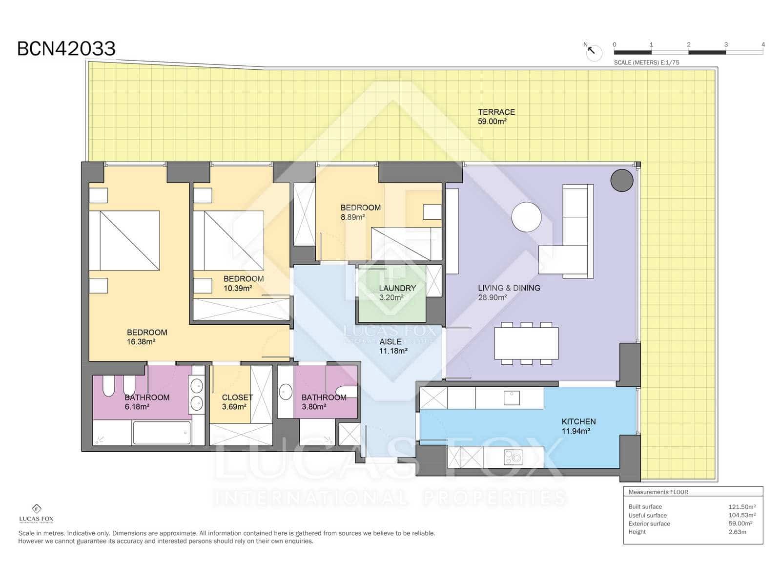 3 soverom Leilighet til salgs i Barcelona by med svømmebasseng - € 1 850 000 (Ref: 7733439)