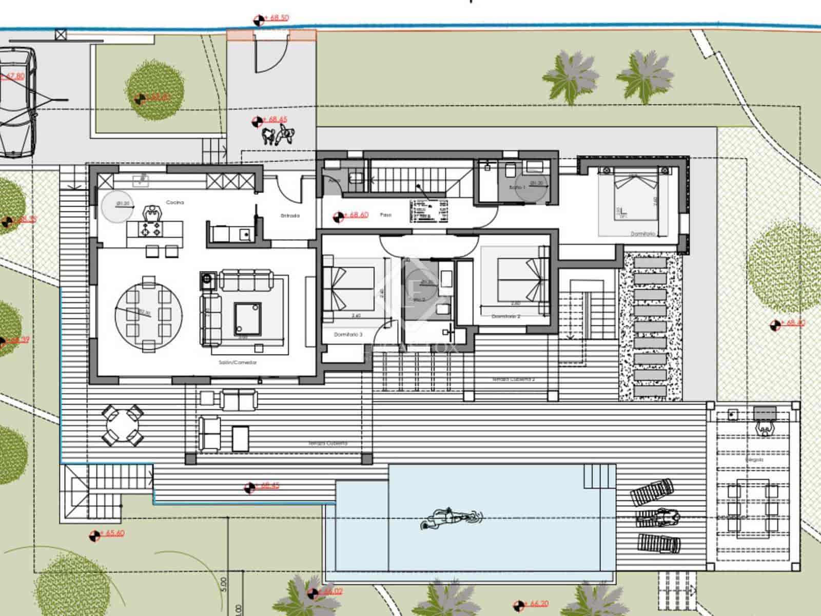 4 quarto Moradia para venda em Teulada com piscina garagem - 1 395 000 € (Ref: 7734867)