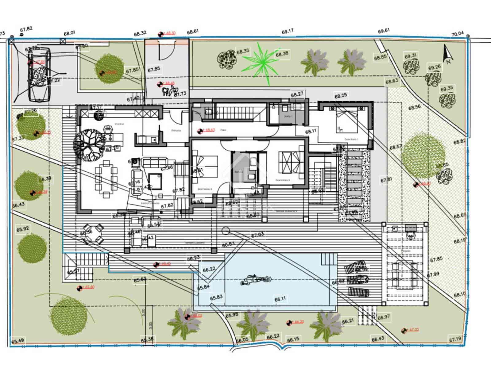 4 quarto Moradia para venda em Teulada com piscina garagem - 1 395 000 € (Ref: 7734867)