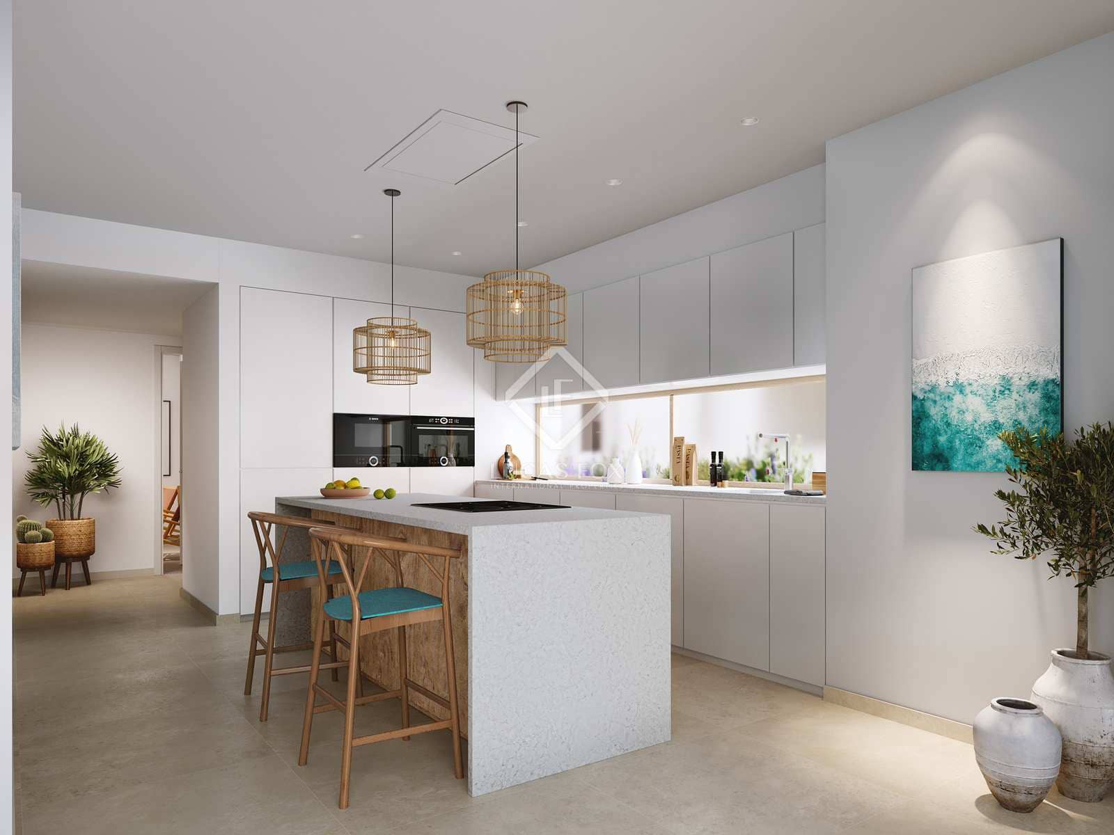 1 sypialnia Apartament na sprzedaż w Santa Eulalia / Santa Eularia z basenem garażem - 602 000 € (Ref: 7738341)