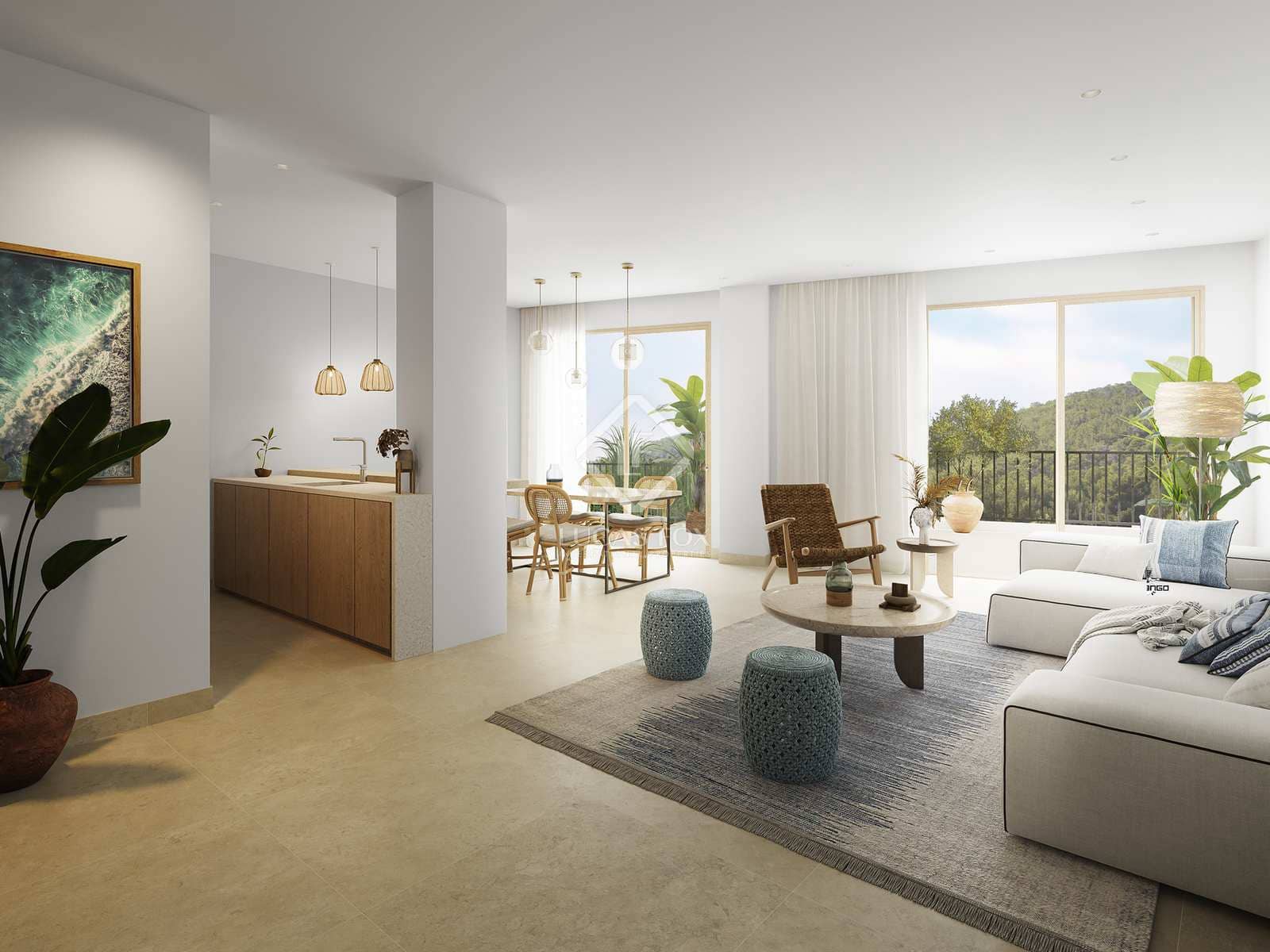 1 sypialnia Apartament na sprzedaż w Santa Eulalia / Santa Eularia z basenem garażem - 602 000 € (Ref: 7738341)
