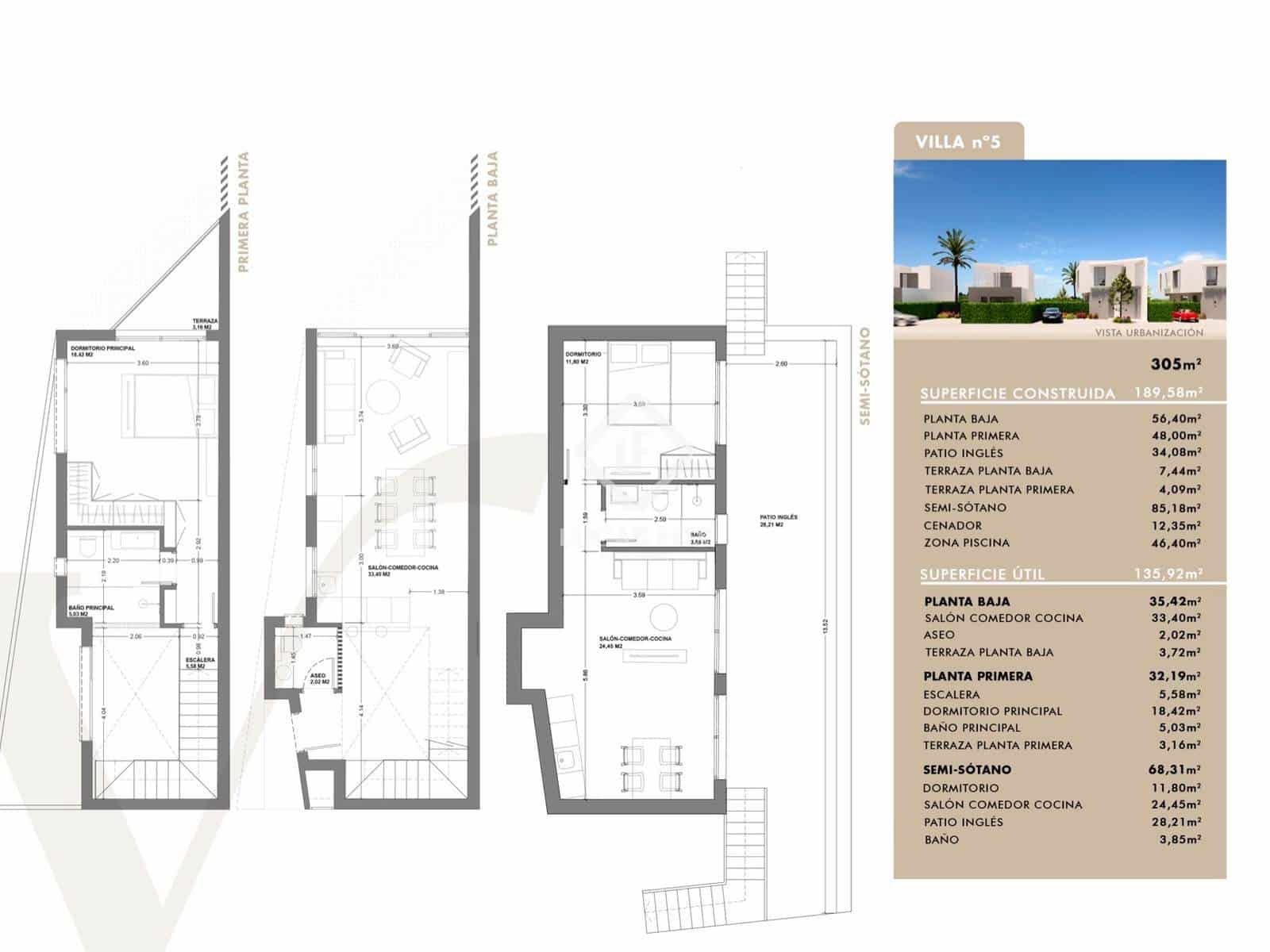 3 soveværelse Villa til salg i San Juan de Alicante / Sant Joan d'Alacant med swimmingpool garage - € 720.000 (Ref: 7795728)