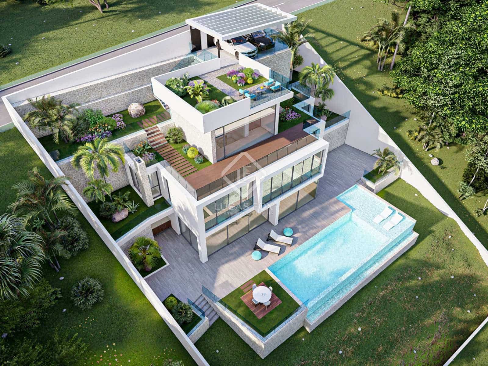 5 bedroom Villa for sale in Altea with pool garage - € 2,500,000 (Ref: 7800712)
