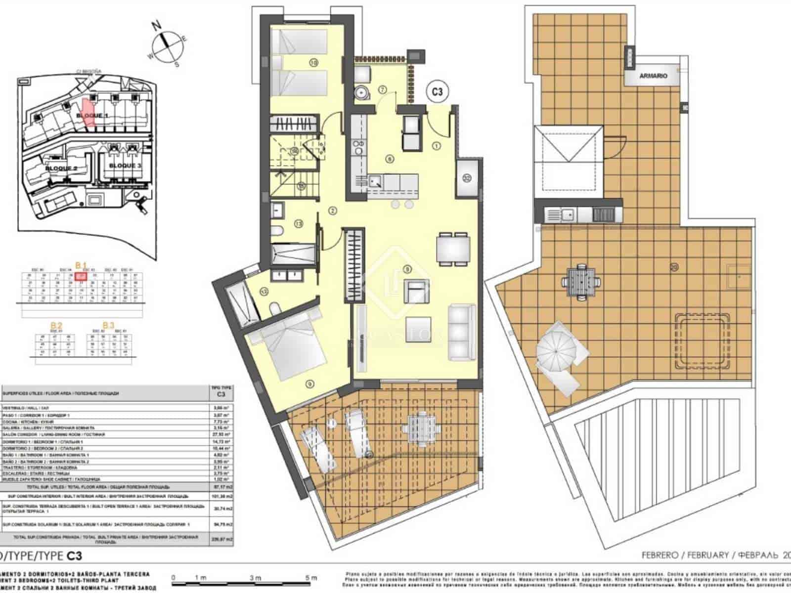 2 soverom Penthouse til salgs i Fuengirola med svømmebasseng garasje - € 881 000 (Ref: 7858036)