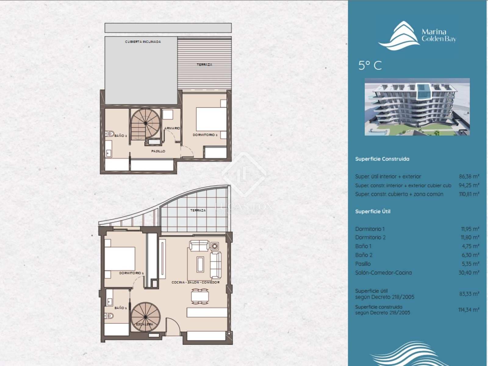 2 bedroom Penthouse for sale in Benalmadena with pool garage - € 1,038,000 (Ref: 7869152)