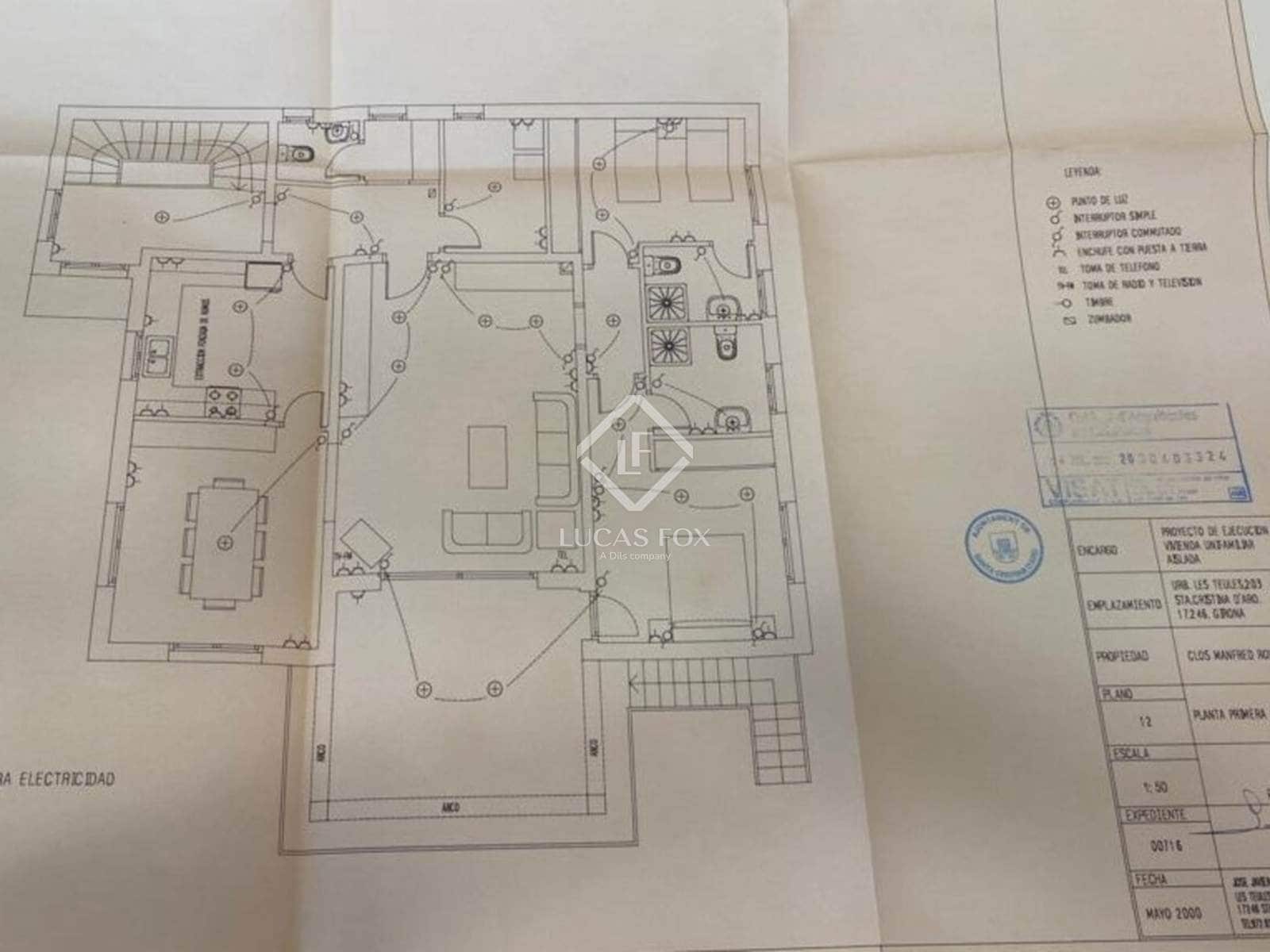 4 soverom Villa til salgs i Santa Cristina d'Aro med svømmebasseng garasje - € 630 000 (Ref: 7883965)