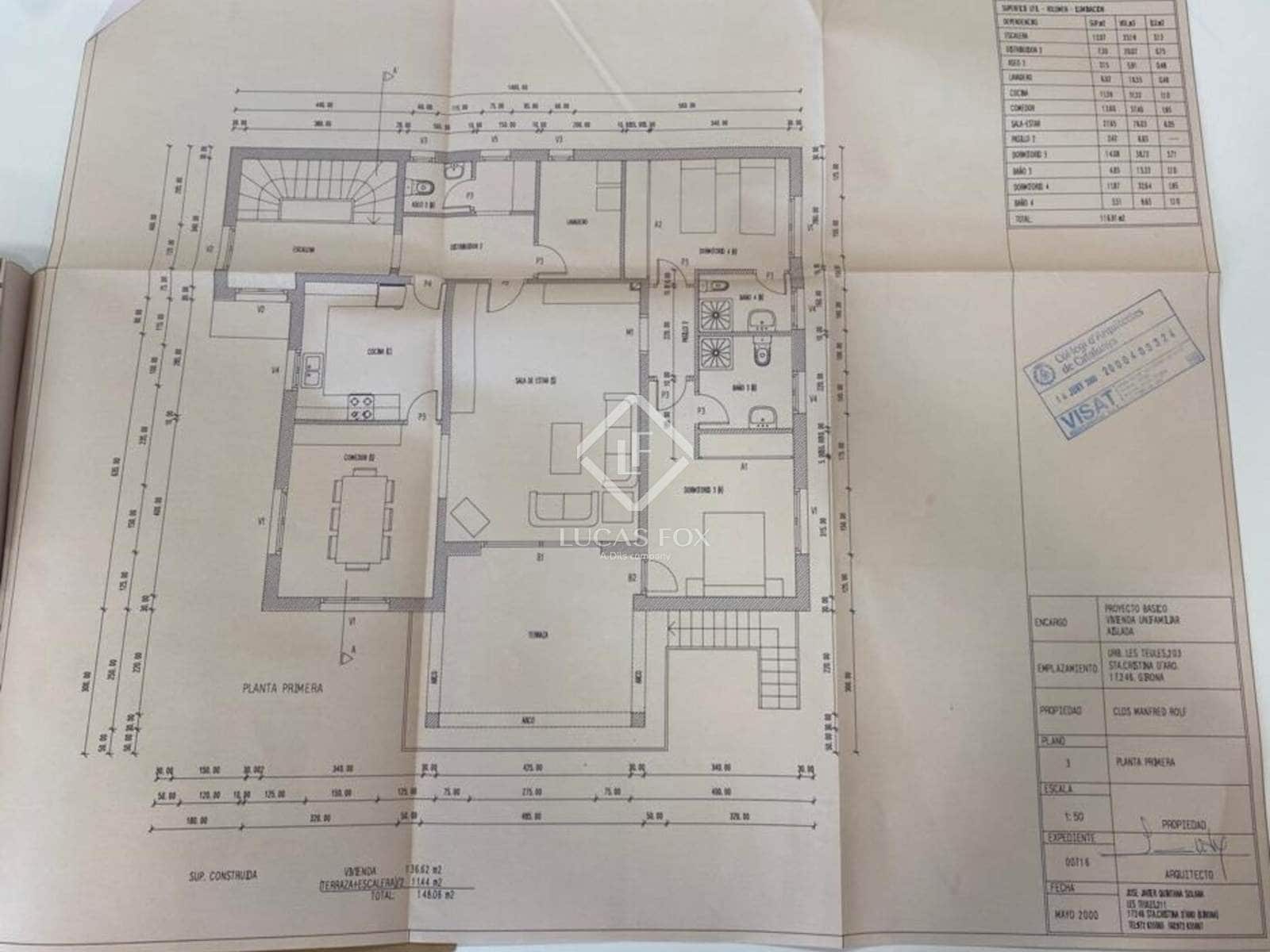 4 soverom Villa til salgs i Santa Cristina d'Aro med svømmebasseng garasje - € 630 000 (Ref: 7883965)