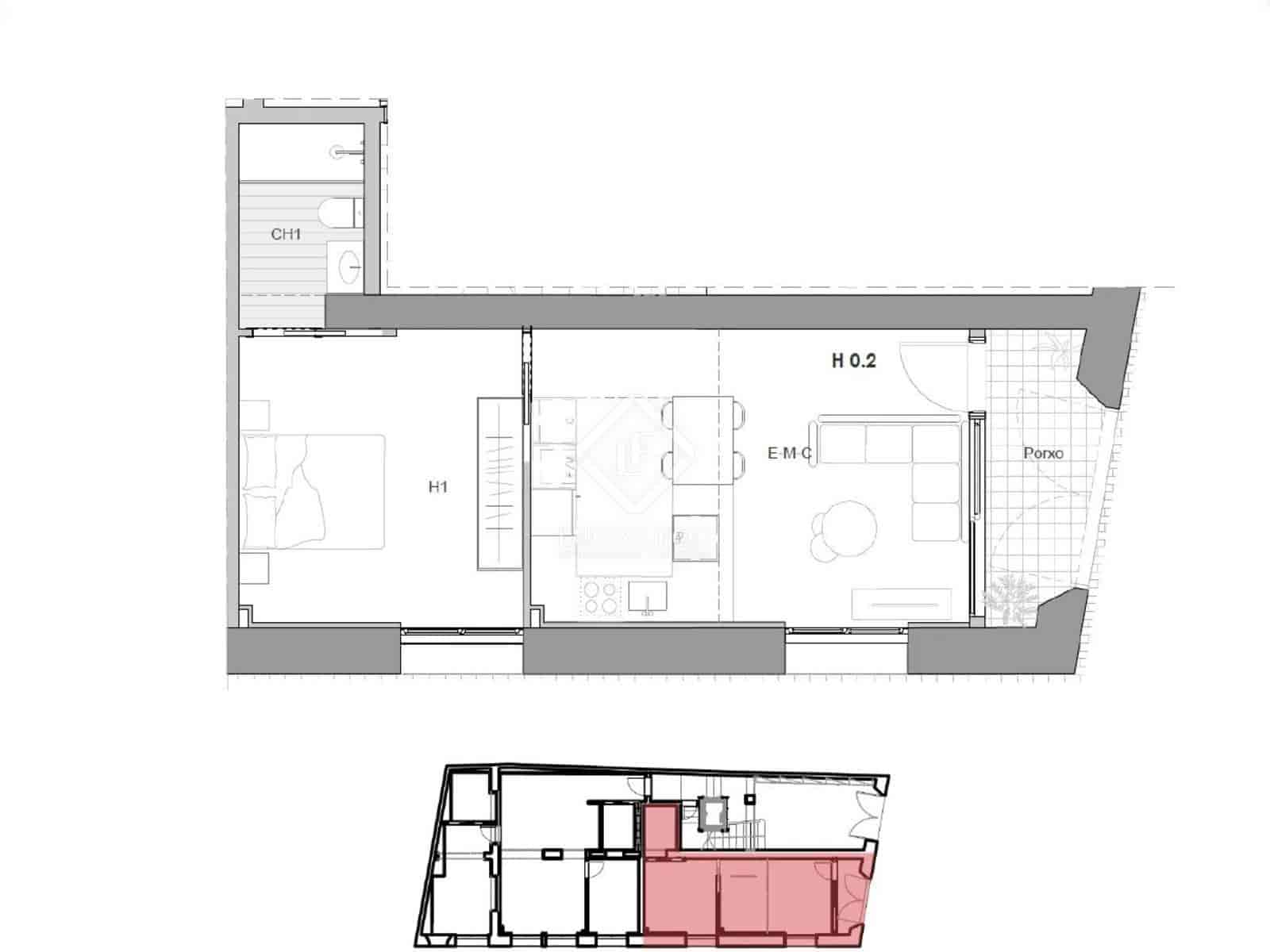 1 soveværelse Lejlighed til salg i Vilanova i la Geltru - € 234.000 (Ref: 7897277)