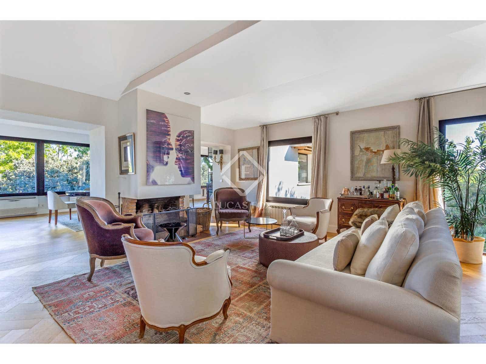 6 soveværelse Villa til salg i Madrid by med swimmingpool garage - € 2.190.000 (Ref: 7898705)