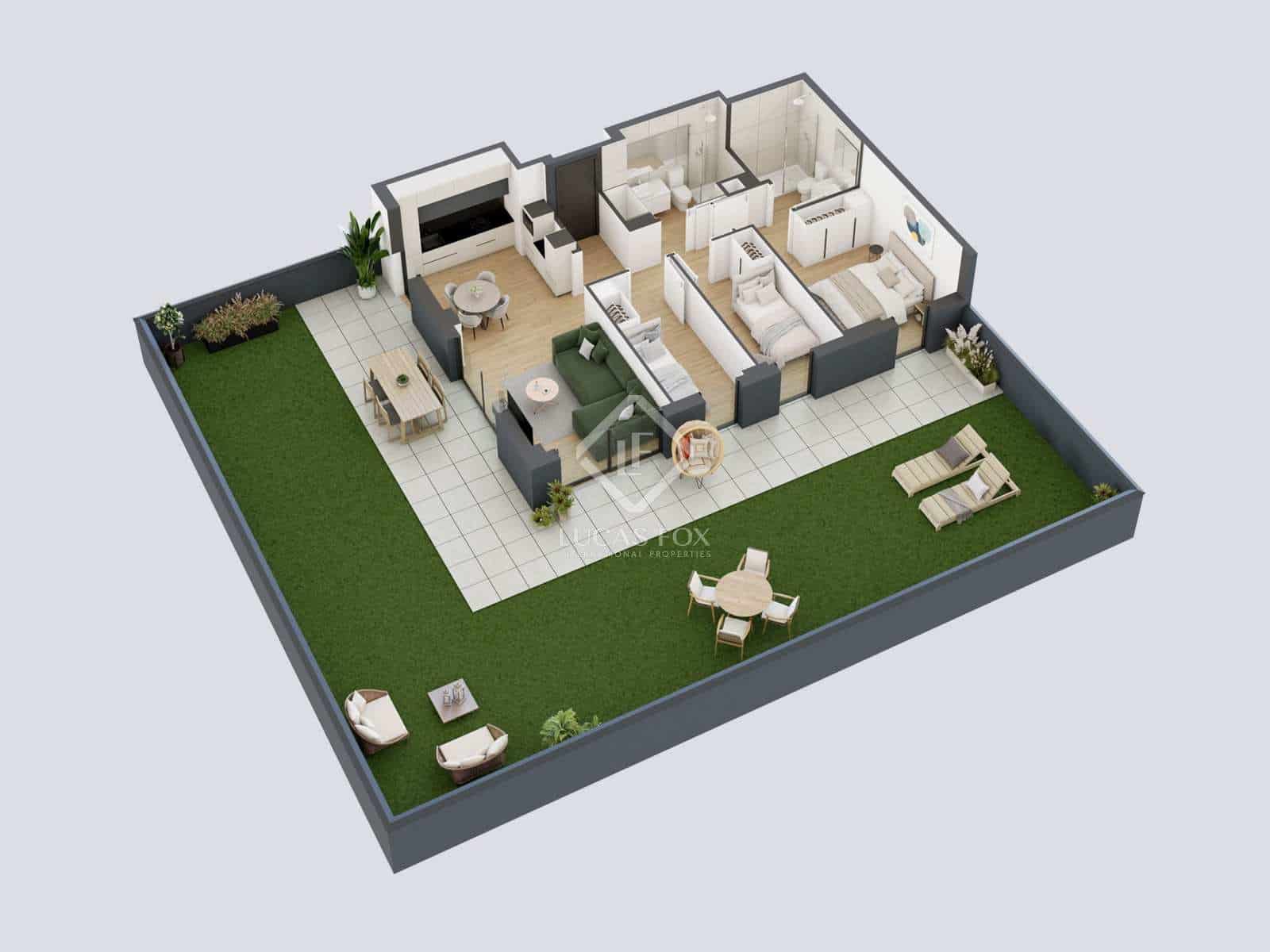 2 soveværelse Lejlighed til salg i Esplugues de Llobregat med swimmingpool garage - € 559.000 (Ref: 7901482)