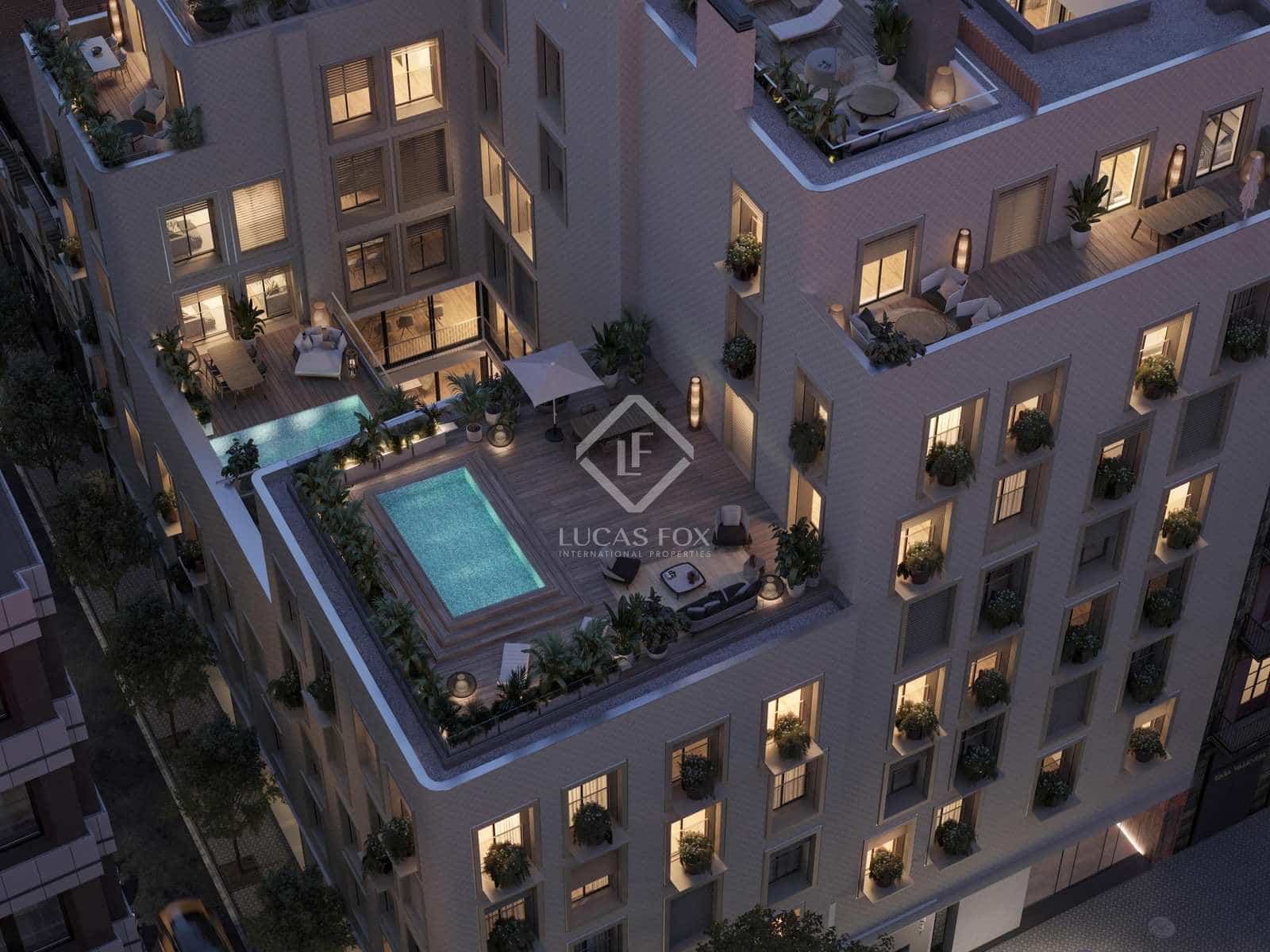 1 makuuhuone Huoneisto myytävänä paikassa Barcelona kaupunki mukana uima-altaan 
autotalli - 1 235 000 € (Ref: 7904291)