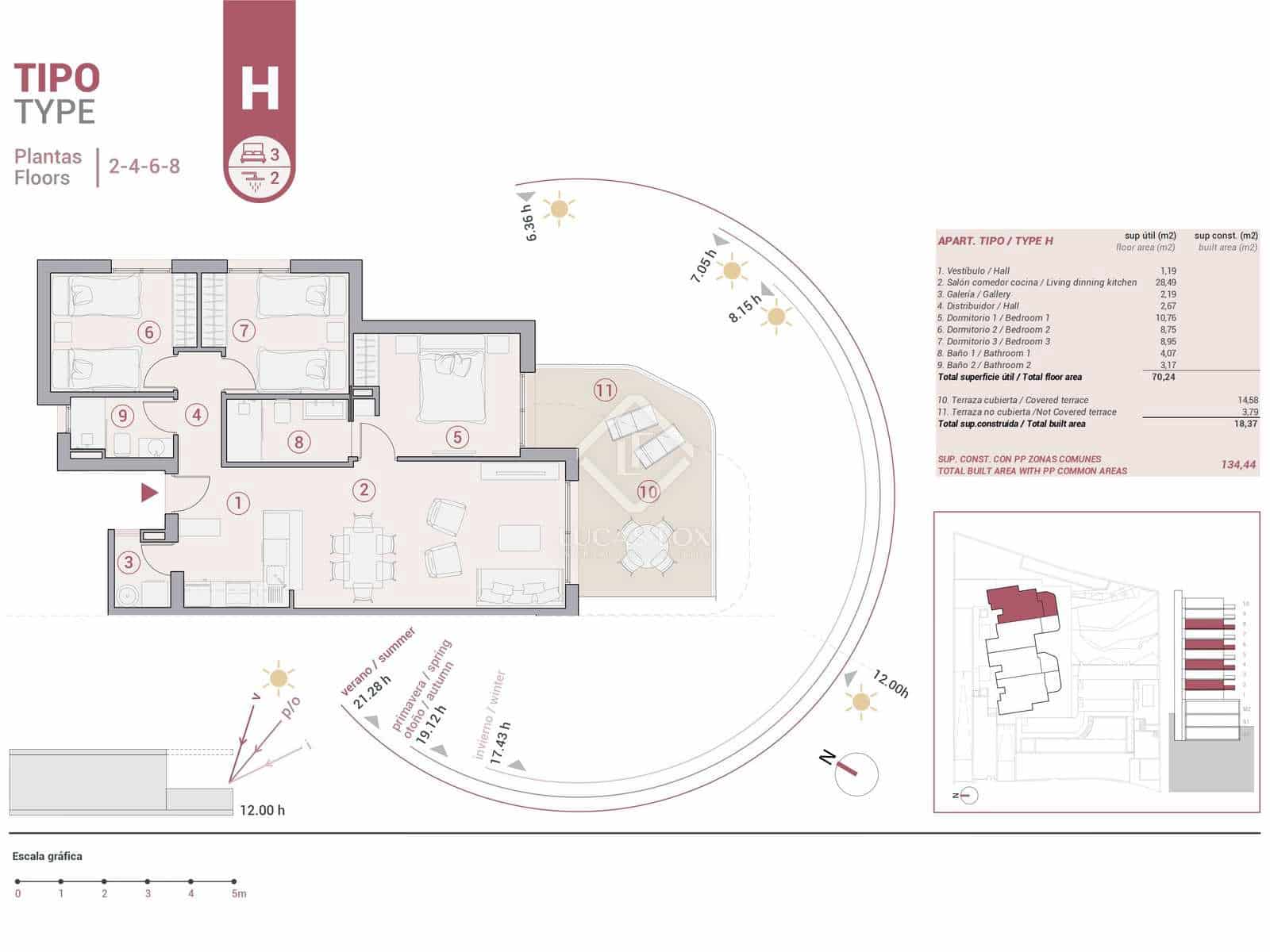 2 quarto Apartamento para venda em Calpe / Calp com piscina - 449 000 € (Ref: 7911227)