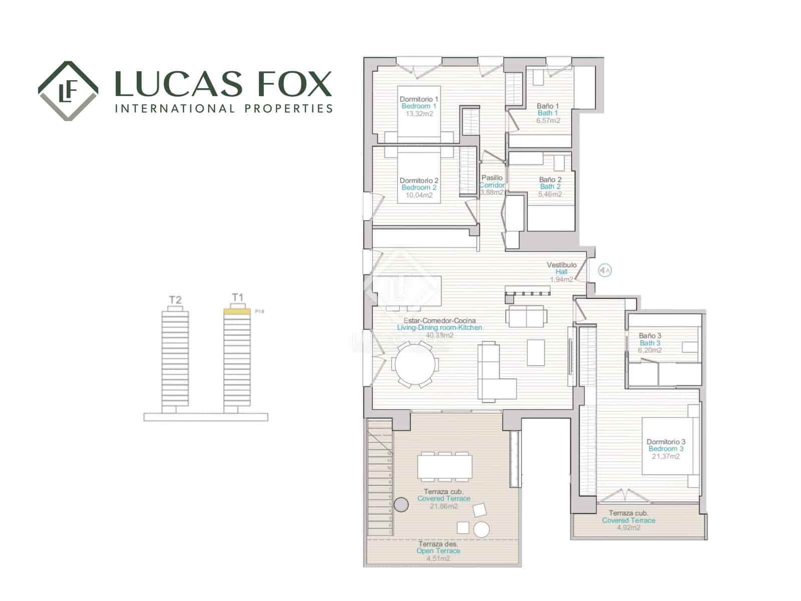 3 soveværelse Penthouse til salg i Calpe / Calp med swimmingpool garage - € 1.650.000 (Ref: 7911229)