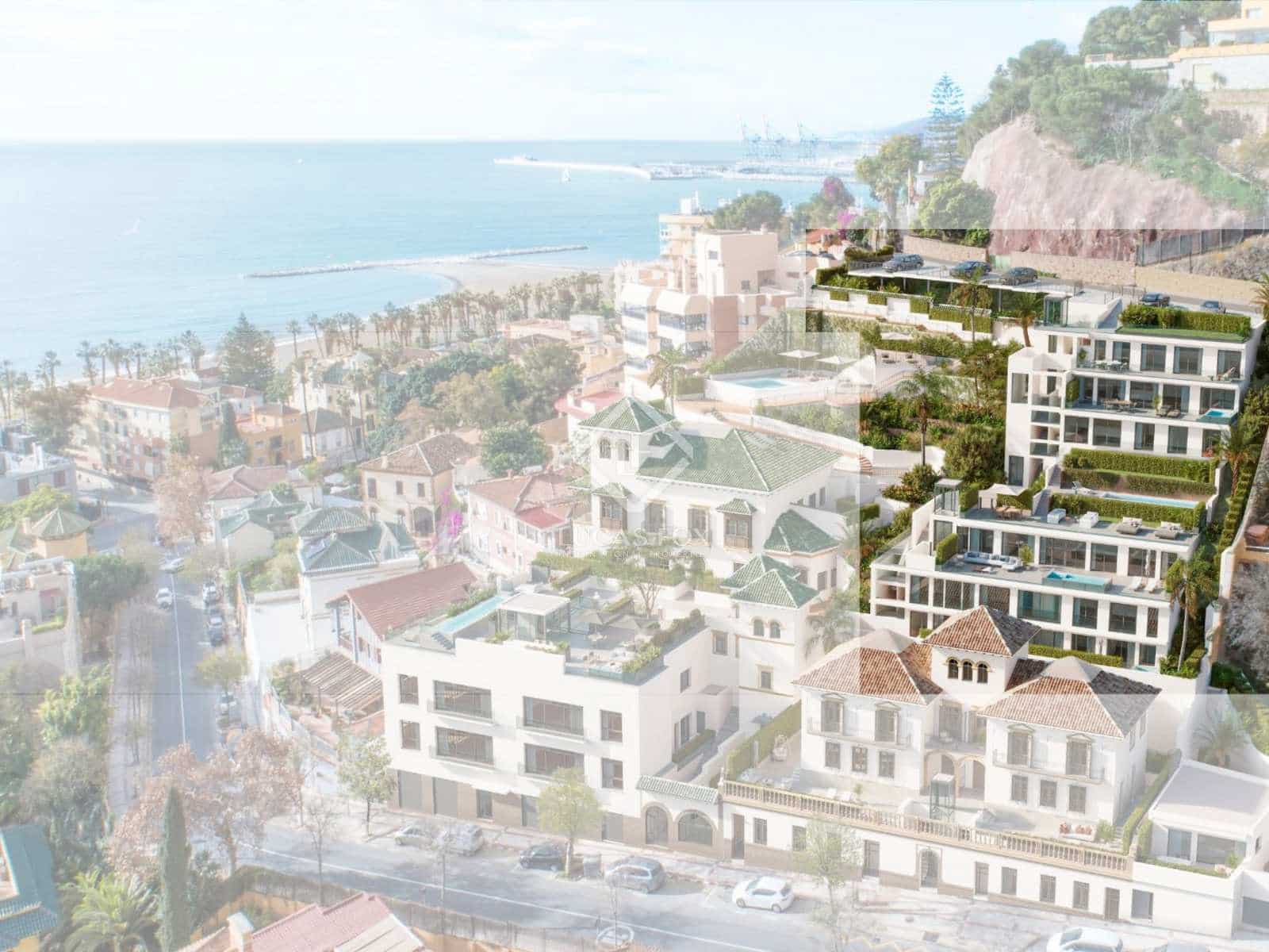 2 sovrum Lägenhet till salu i Malaga stad med pool garage - 1 950 000 € (Ref: 7911252)