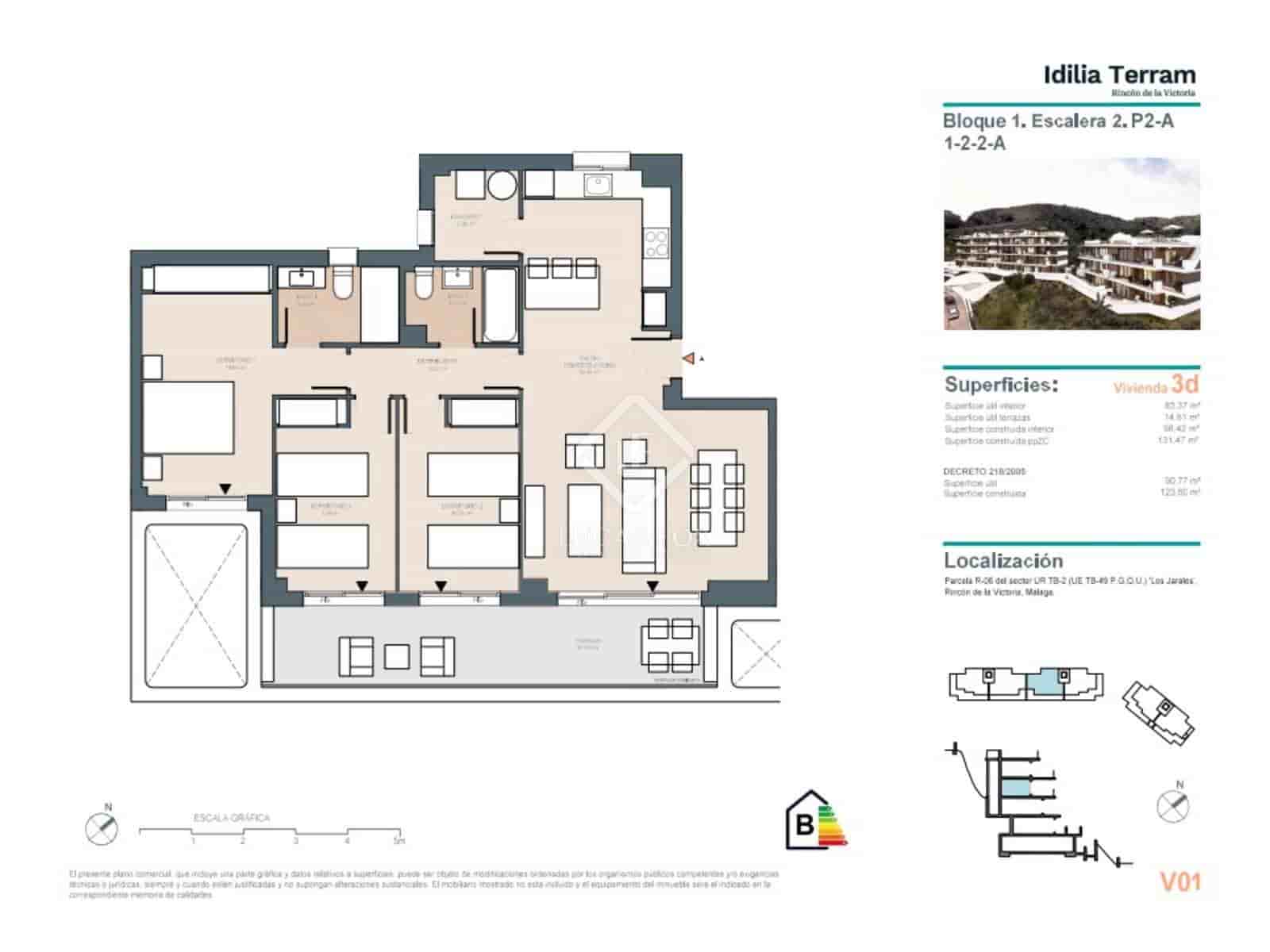 3 slaapkamer Appartement te koop in Rincon de la Victoria met zwembad garage - € 495.000 (Ref: 7945116)