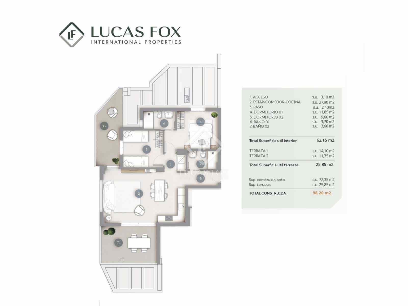 2 quarto Apartamento para venda em Calpe / Calp com piscina garagem - 450 000 € (Ref: 7980276)