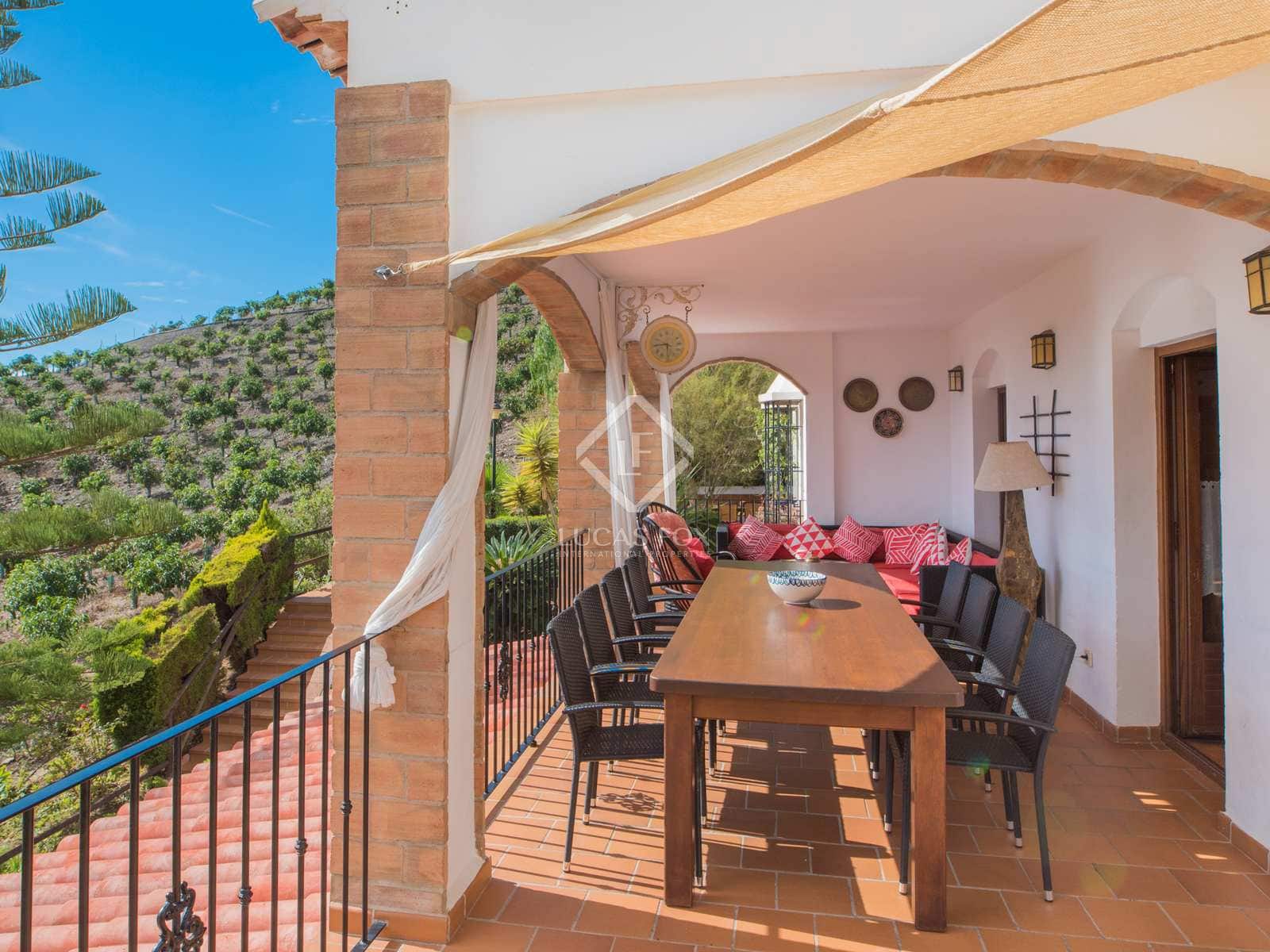7 quarto Quinta/Casa Rural para venda em Frigiliana com piscina garagem - 1 300 000 € (Ref: 7998384)