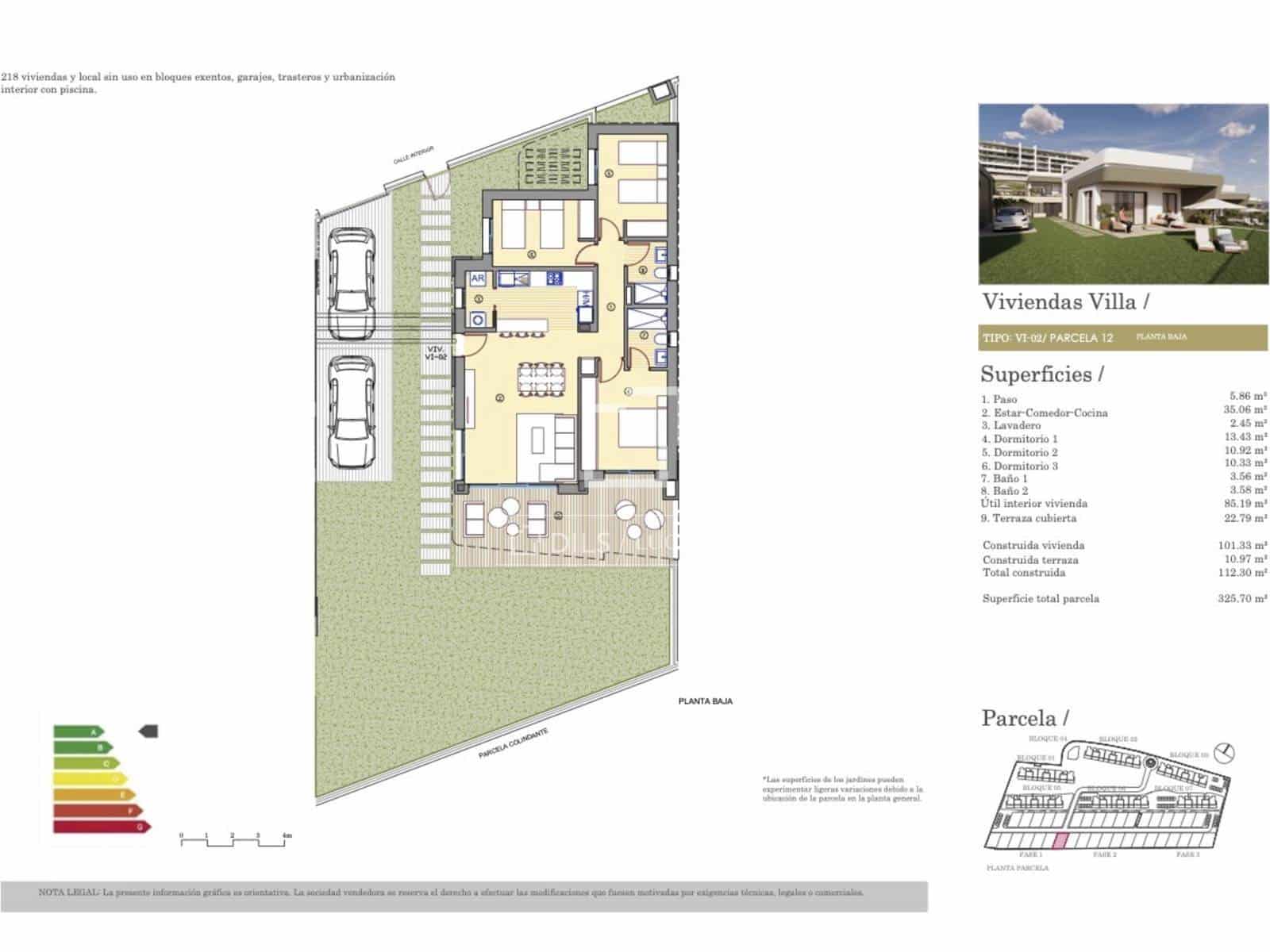 3 sypialnia Willa na sprzedaż w Muchamiel / Mutxamel z basenem garażem - 465 000 € (Ref: 8061931)