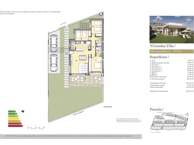 3 sypialnia Willa na sprzedaż w Muchamiel / Mutxamel z basenem garażem - 465 000 € (Ref: 8061931)