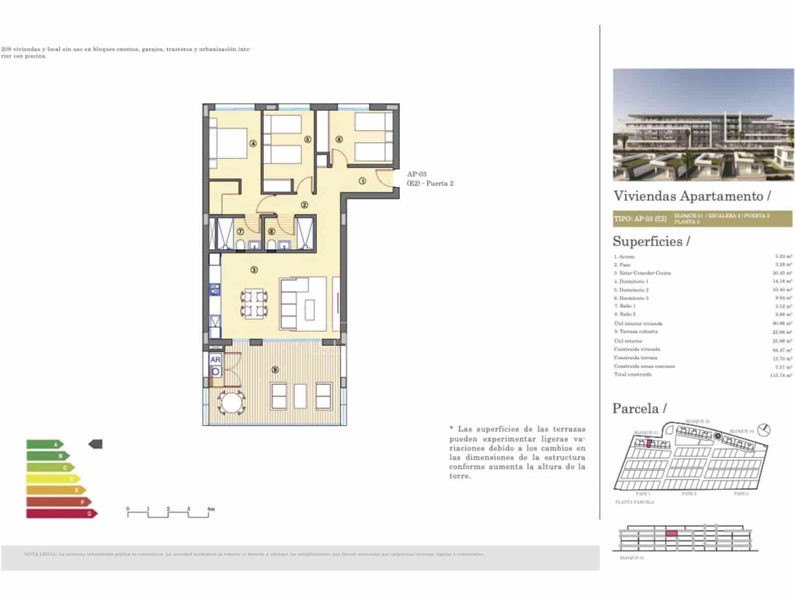 3 bedroom Apartment for sale in Muchamiel / Mutxamel with pool garage - € 350,750 (Ref: 8061934)