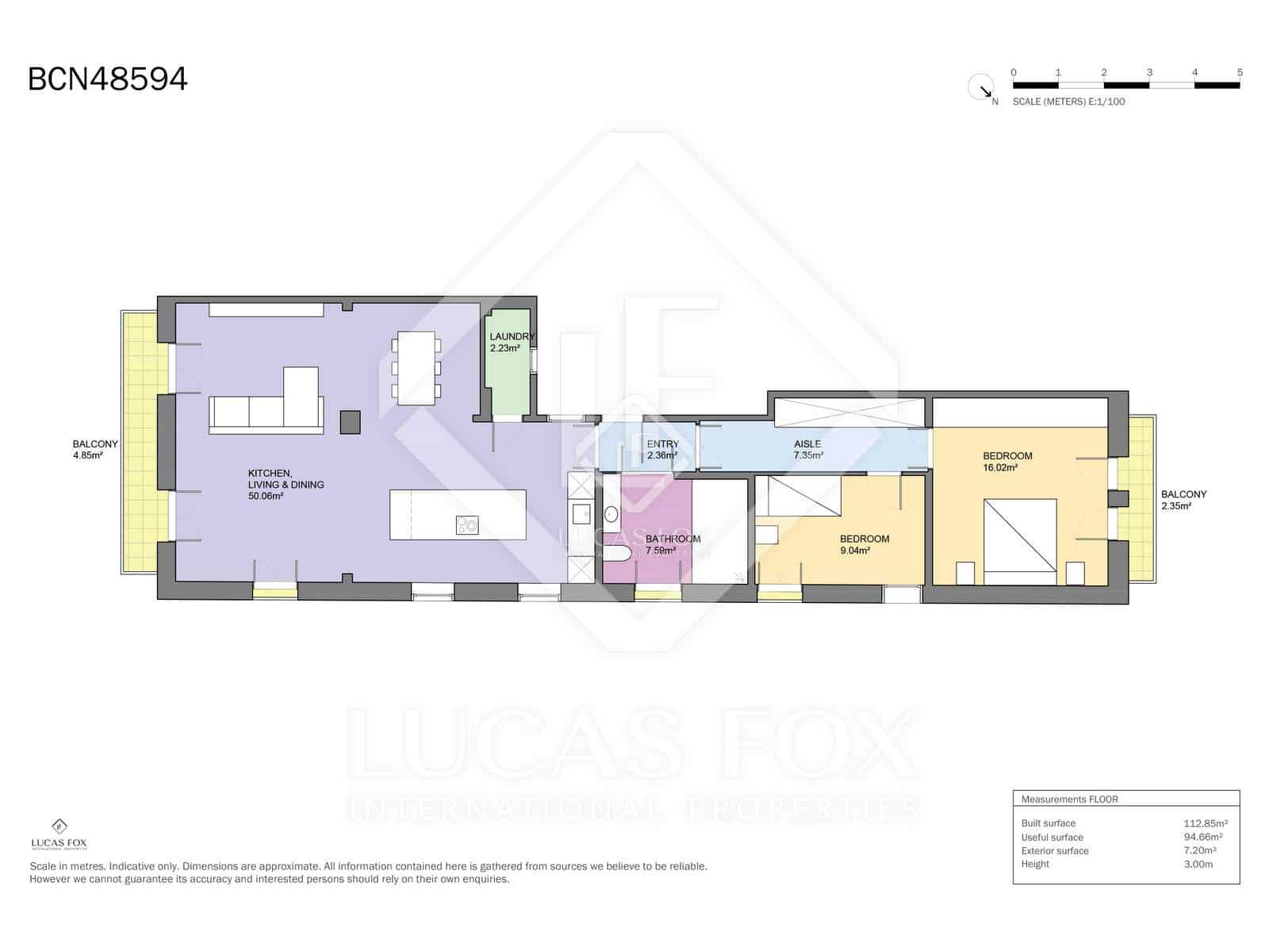 2 soverom Leilighet til salgs i Barcelona by - € 995 000 (Ref: 8159245)