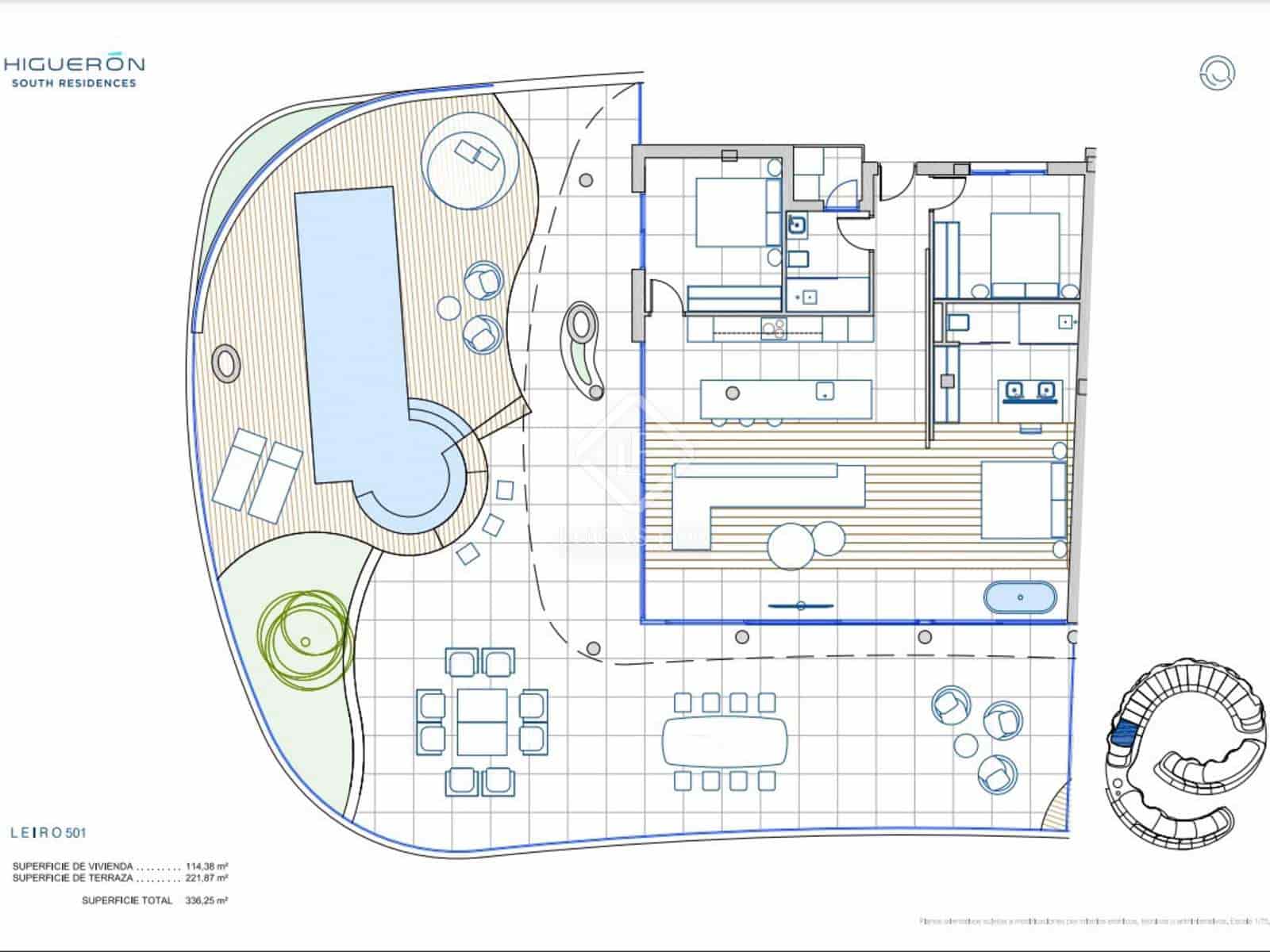 2 bedroom Penthouse for sale in Fuengirola with pool garage - € 1,350,000 (Ref: 8191498)