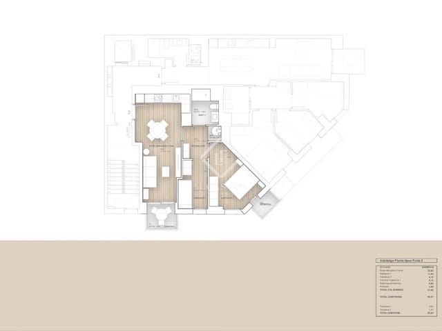 2 camera da letto Appartamento in vendita in Barcelona città - 525.000 € (Rif: 8221583)