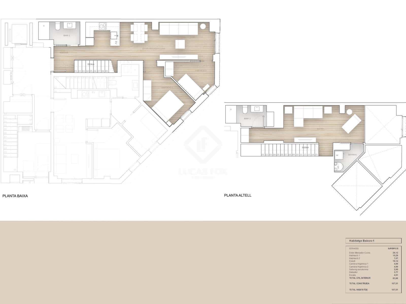3 slaapkamer Appartement te koop in Barcelona stad - € 650.000 (Ref: 8221584)