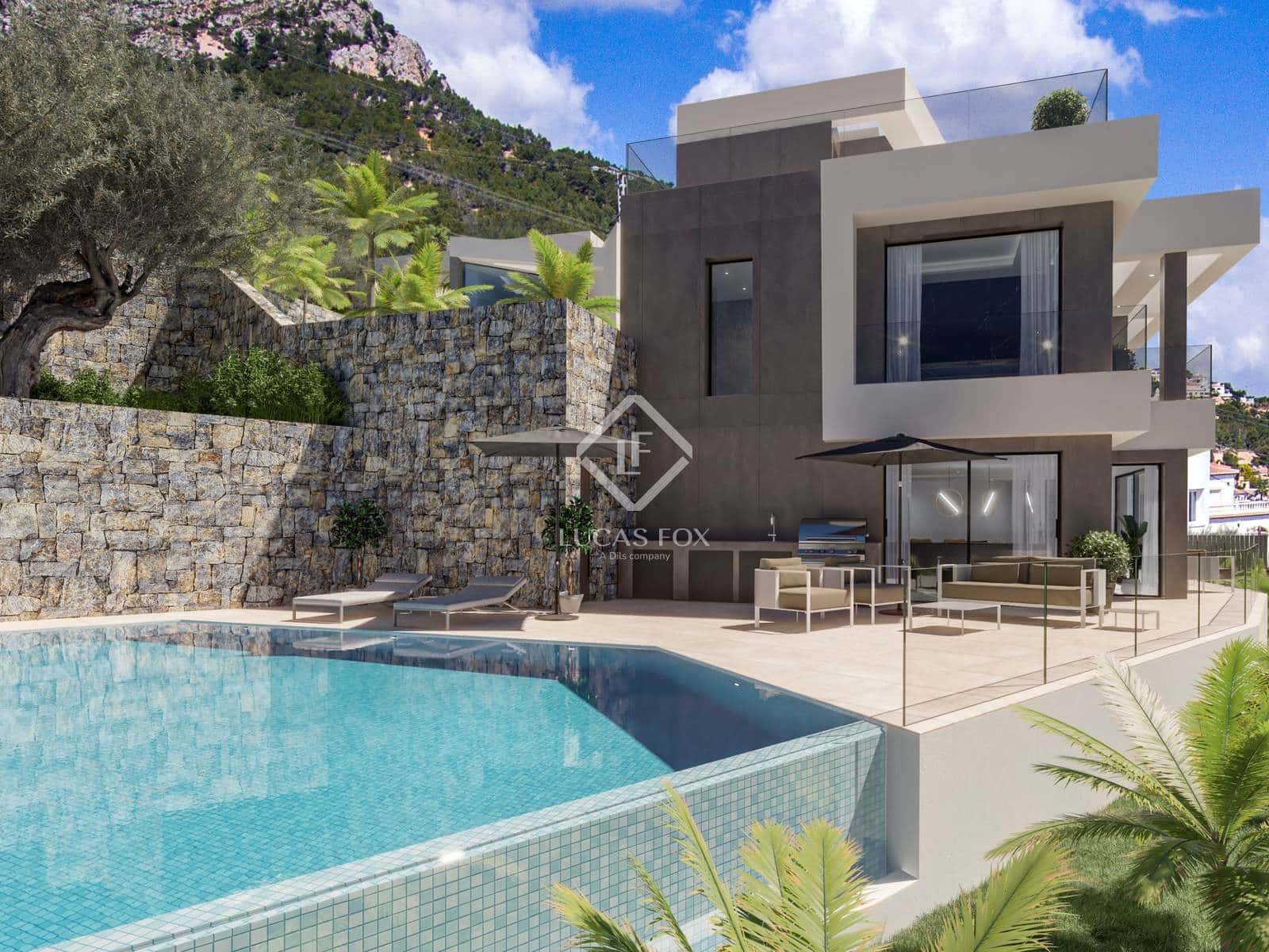 4 bedroom Villa for sale in Calpe / Calp with pool garage - € 1,950,000 (Ref: 8223273)