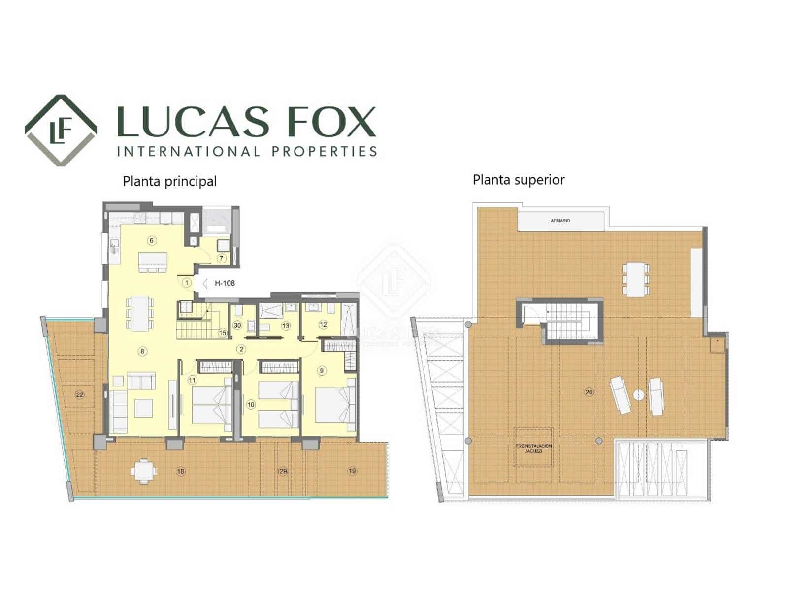 3 soverom Penthouse til salgs i Benidorm med svømmebasseng garasje - € 830 100 (Ref: 8230467)